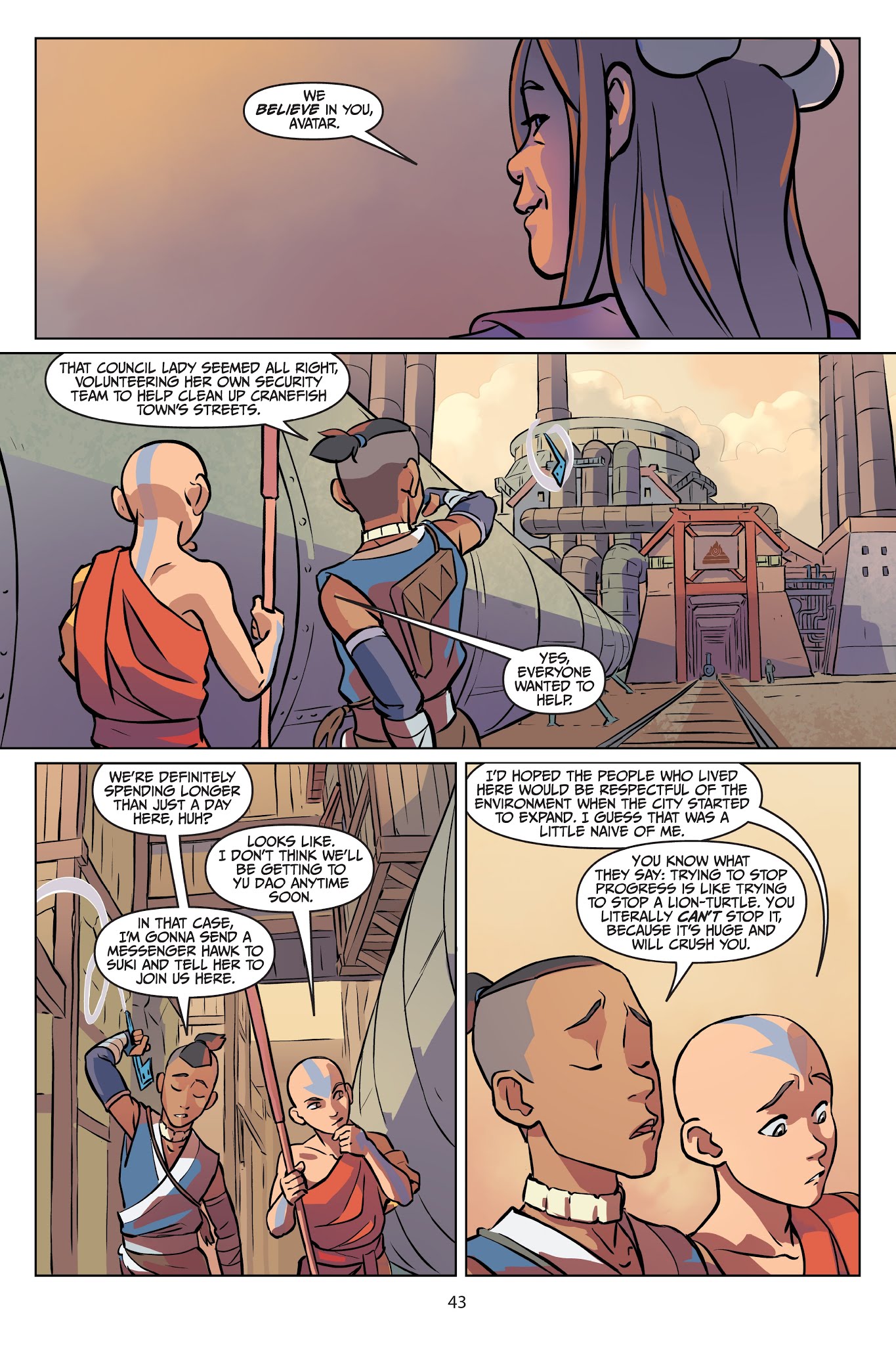 Read online Nickelodeon Avatar: The Last Airbender - Imbalance comic -  Issue # TPB 1 - 44