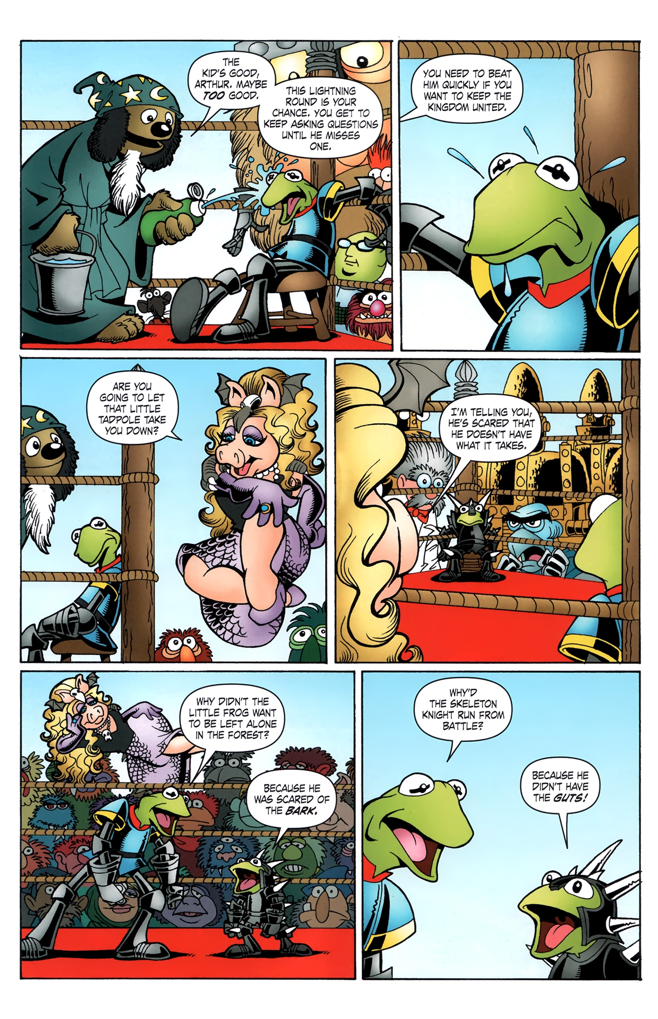 Read online Muppet King Arthur comic -  Issue #4 - 14