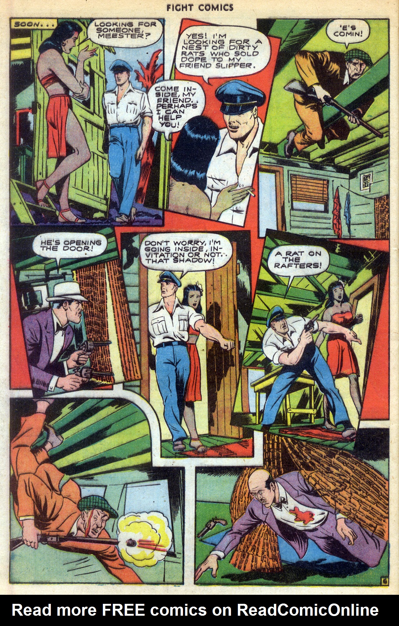 Read online Fight Comics comic -  Issue #33 - 40