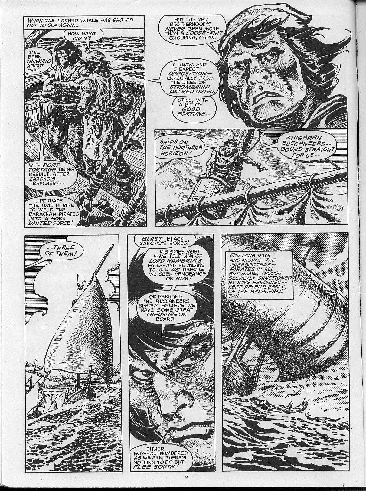 Read online The Savage Sword Of Conan comic -  Issue #202 - 8