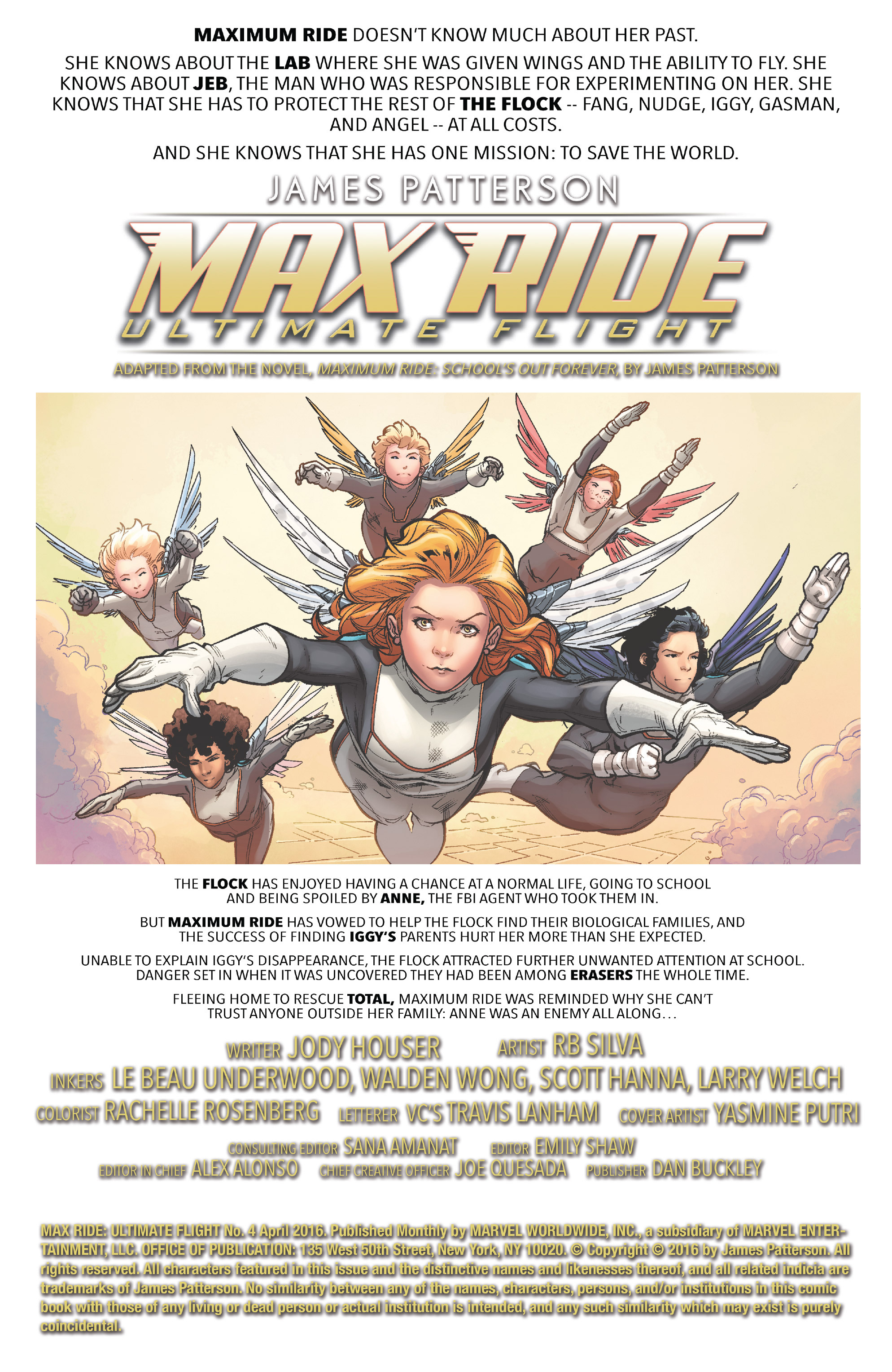 Read online Max Ride: Ultimate Flight comic -  Issue #4 - 2