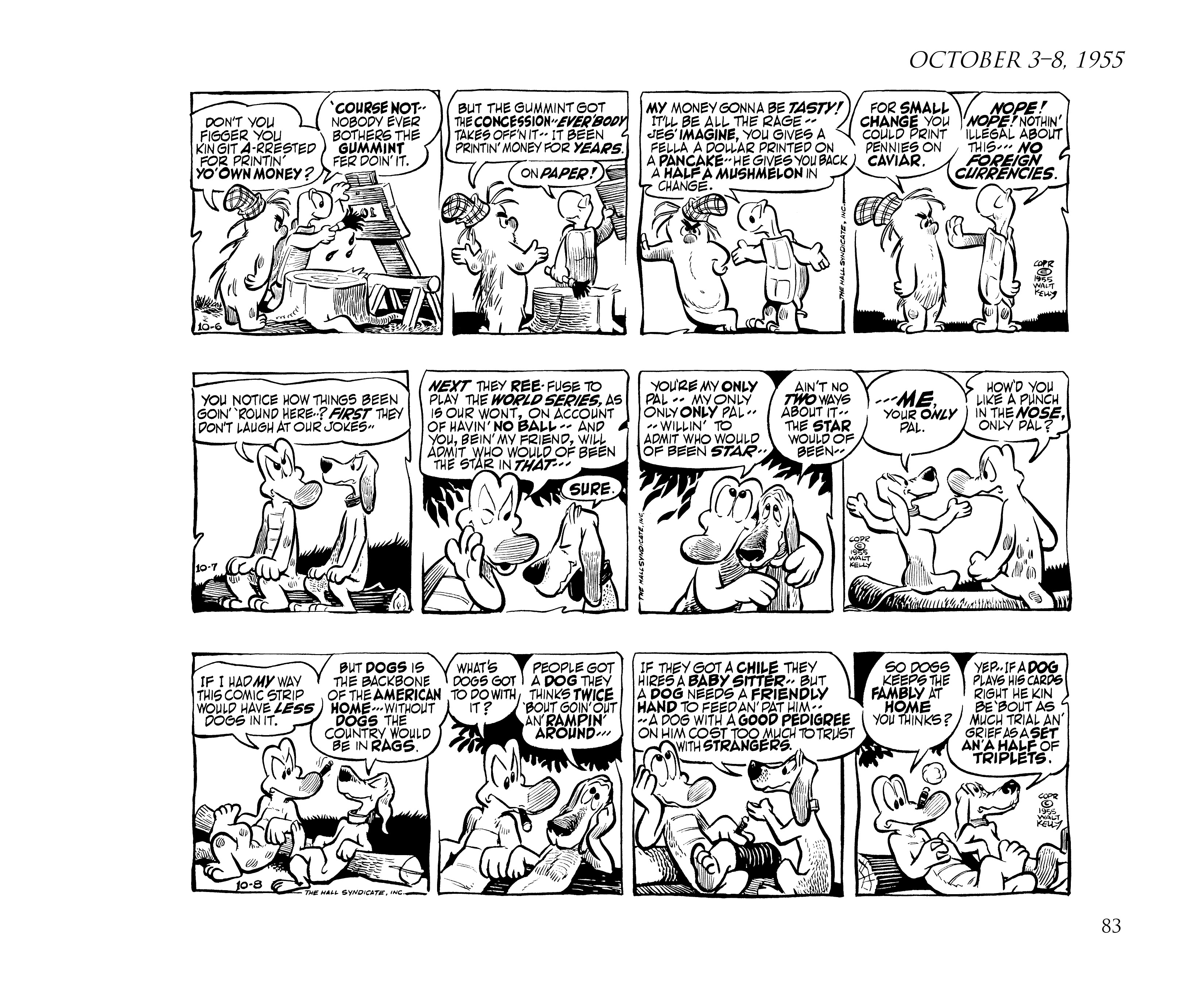 Read online Pogo by Walt Kelly: The Complete Syndicated Comic Strips comic -  Issue # TPB 4 (Part 1) - 95