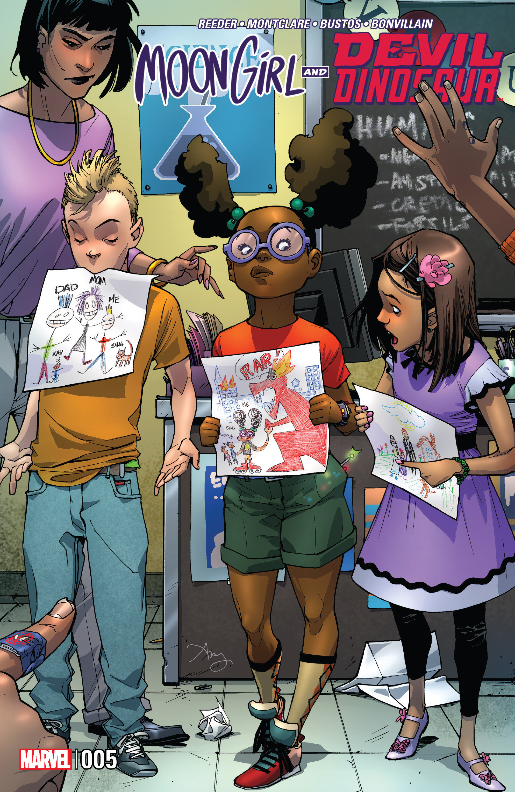 Read online Moon Girl And Devil Dinosaur comic -  Issue #5 - 1