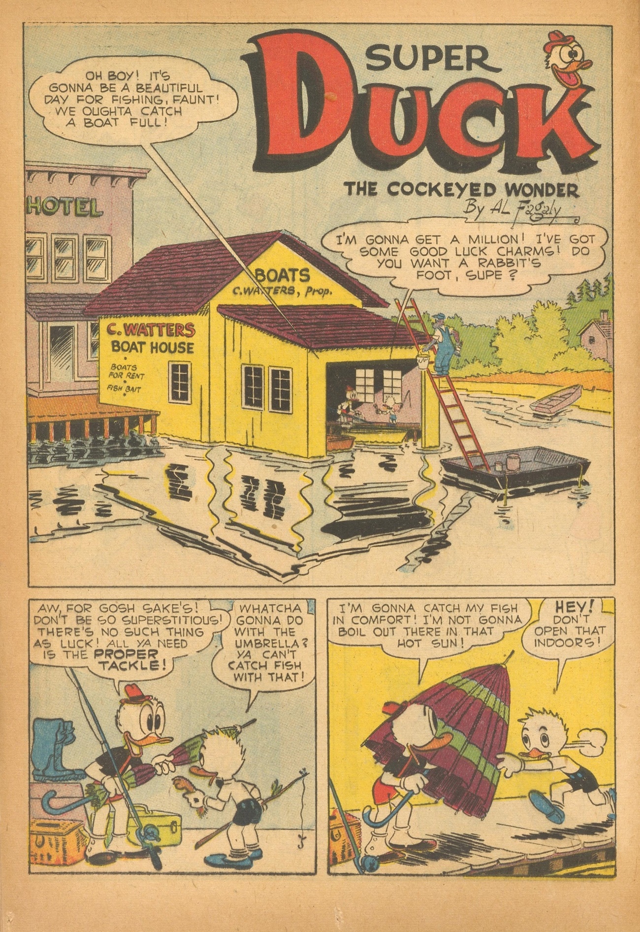 Read online Super Duck Comics comic -  Issue #17 - 16