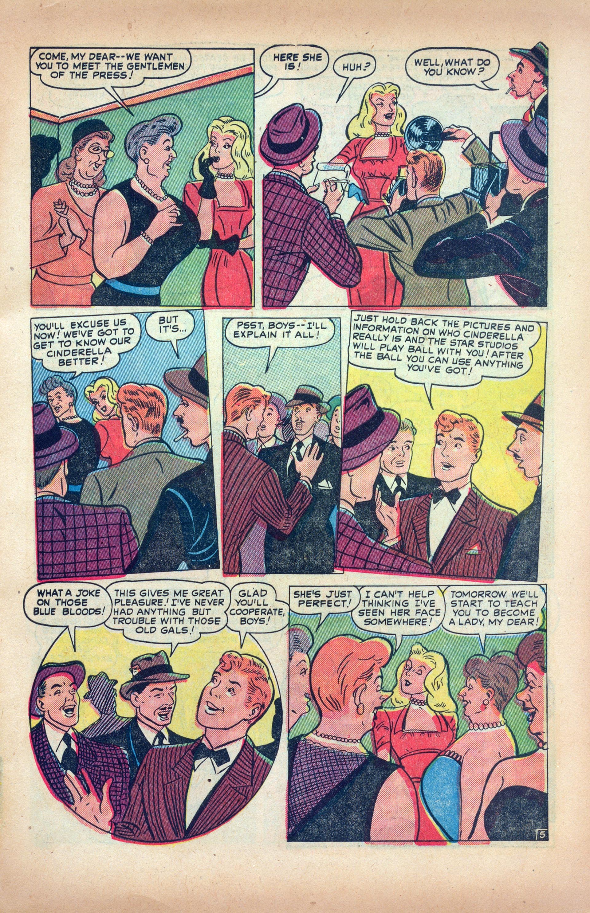 Read online Hedy Of Hollywood Comics comic -  Issue #42 - 7