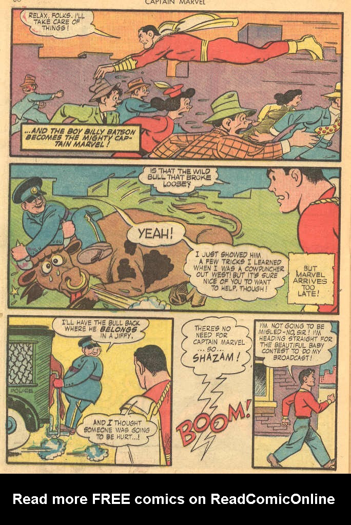 Read online Captain Marvel Adventures comic -  Issue #29 - 36