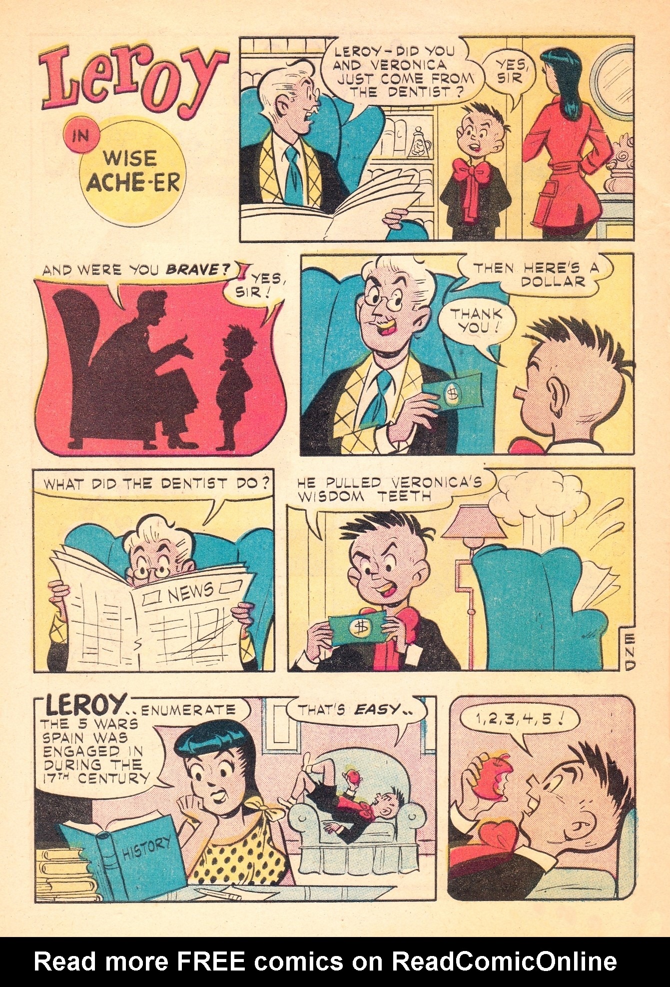 Read online Archie's Joke Book Magazine comic -  Issue #29 - 30