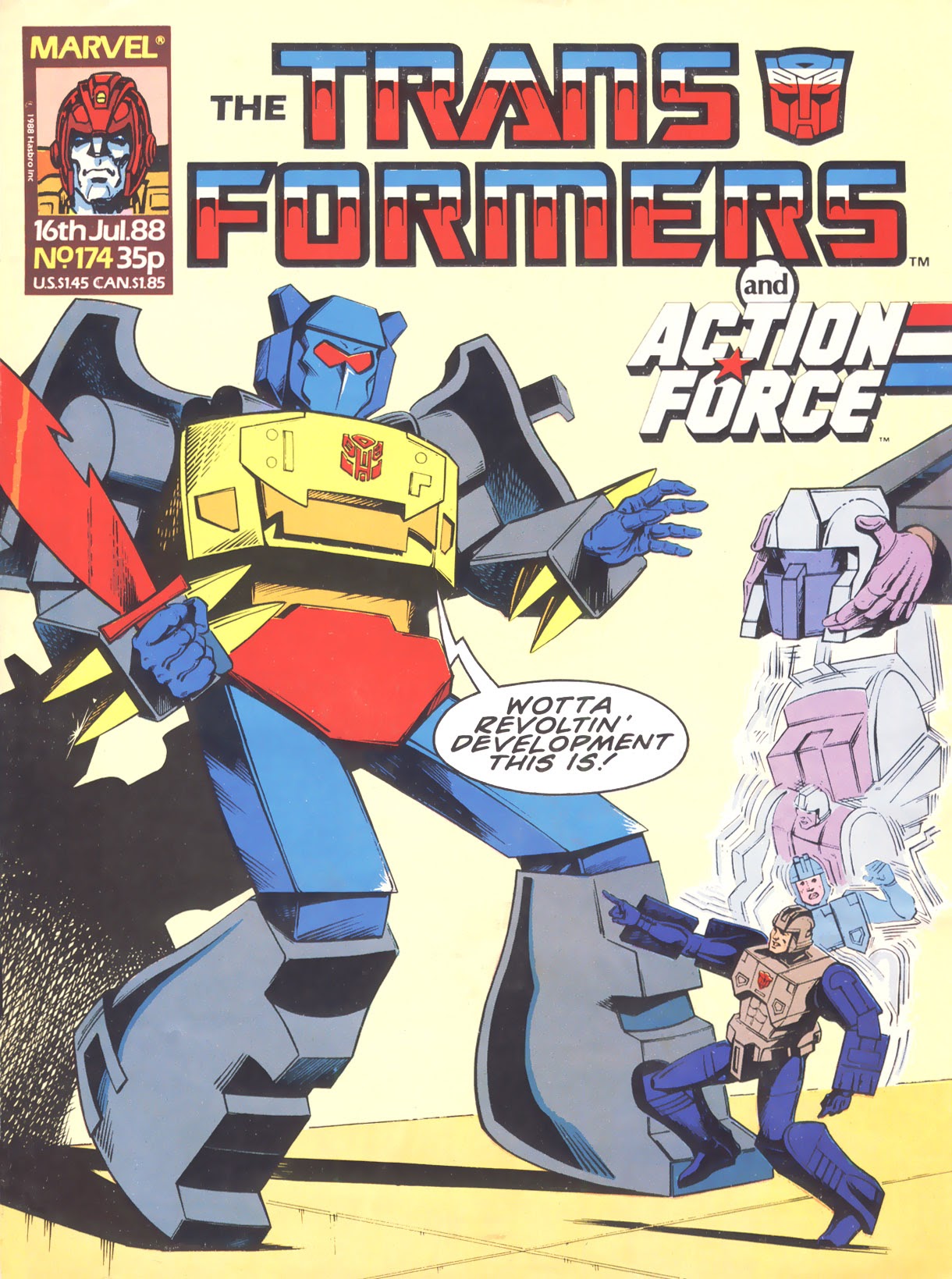 Read online The Transformers (UK) comic -  Issue #174 - 1