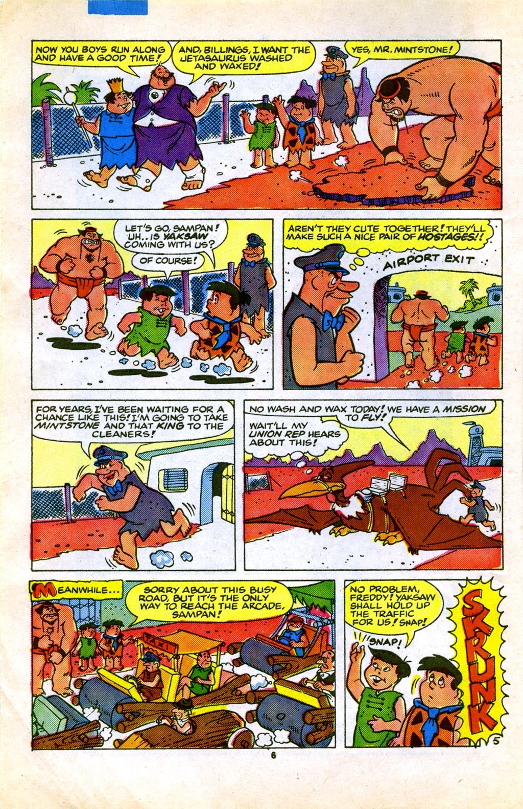 Read online The Flintstone Kids comic -  Issue #6 - 6