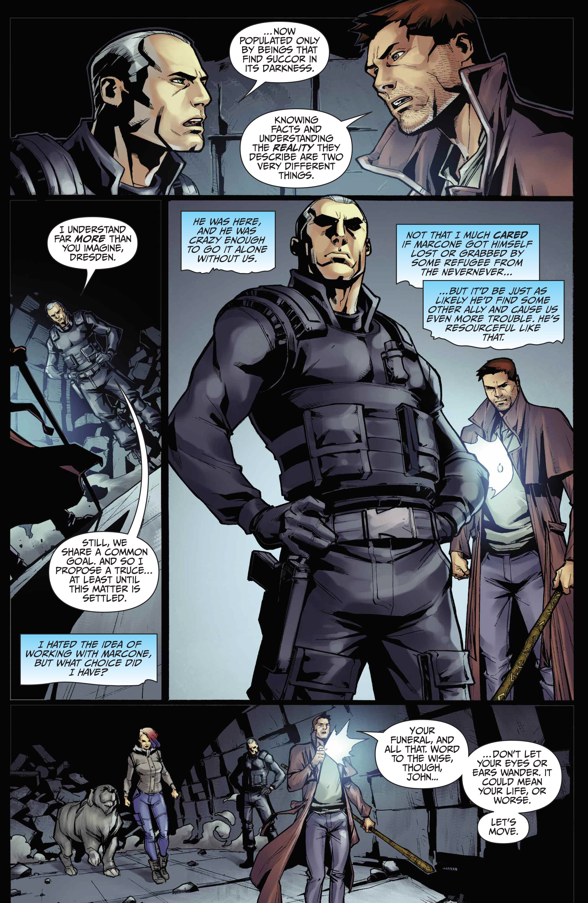 Read online Jim Butcher's The Dresden Files: Down Town comic -  Issue # _TPB - 78