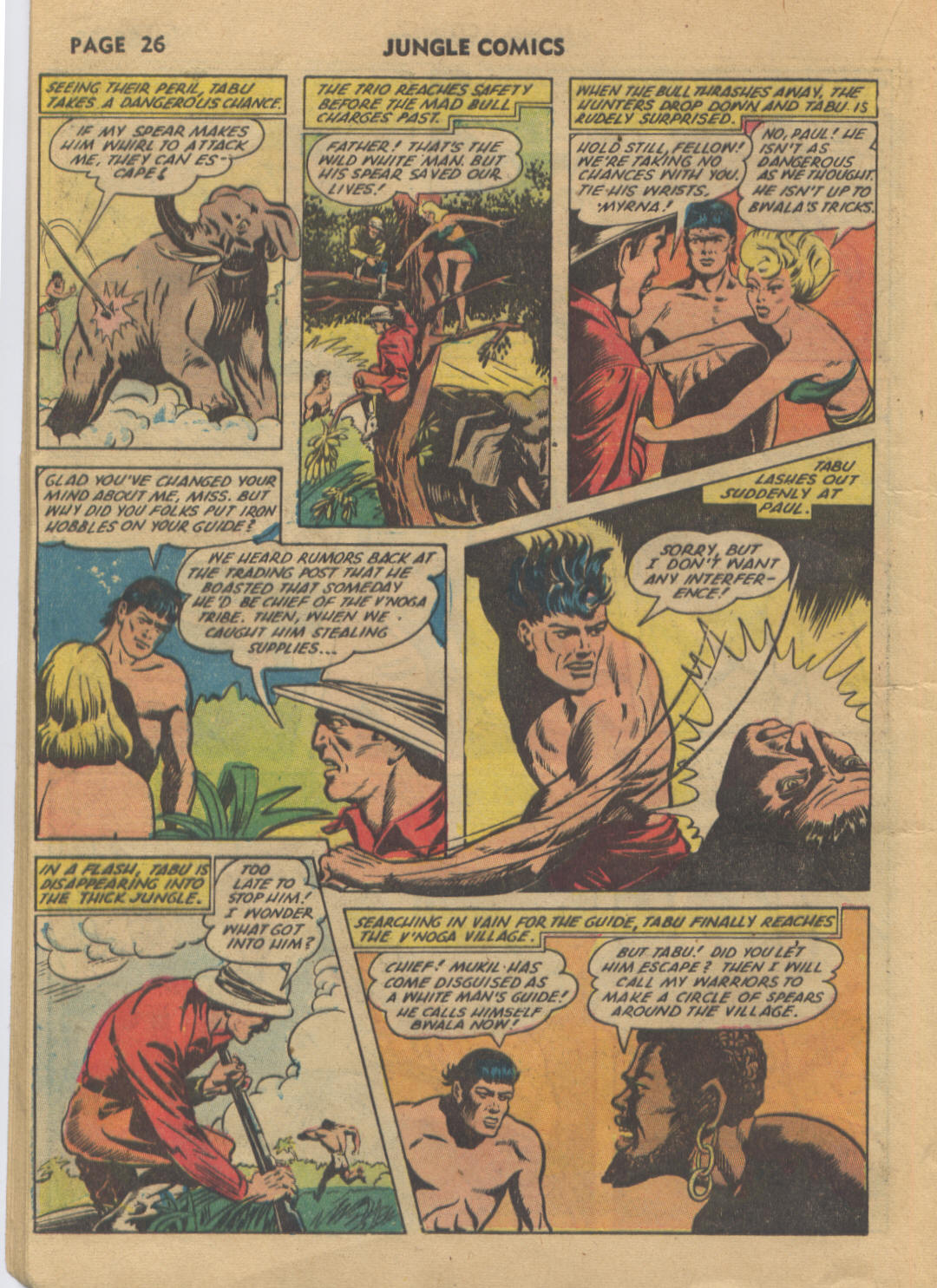 Read online Jungle Comics comic -  Issue #34 - 28
