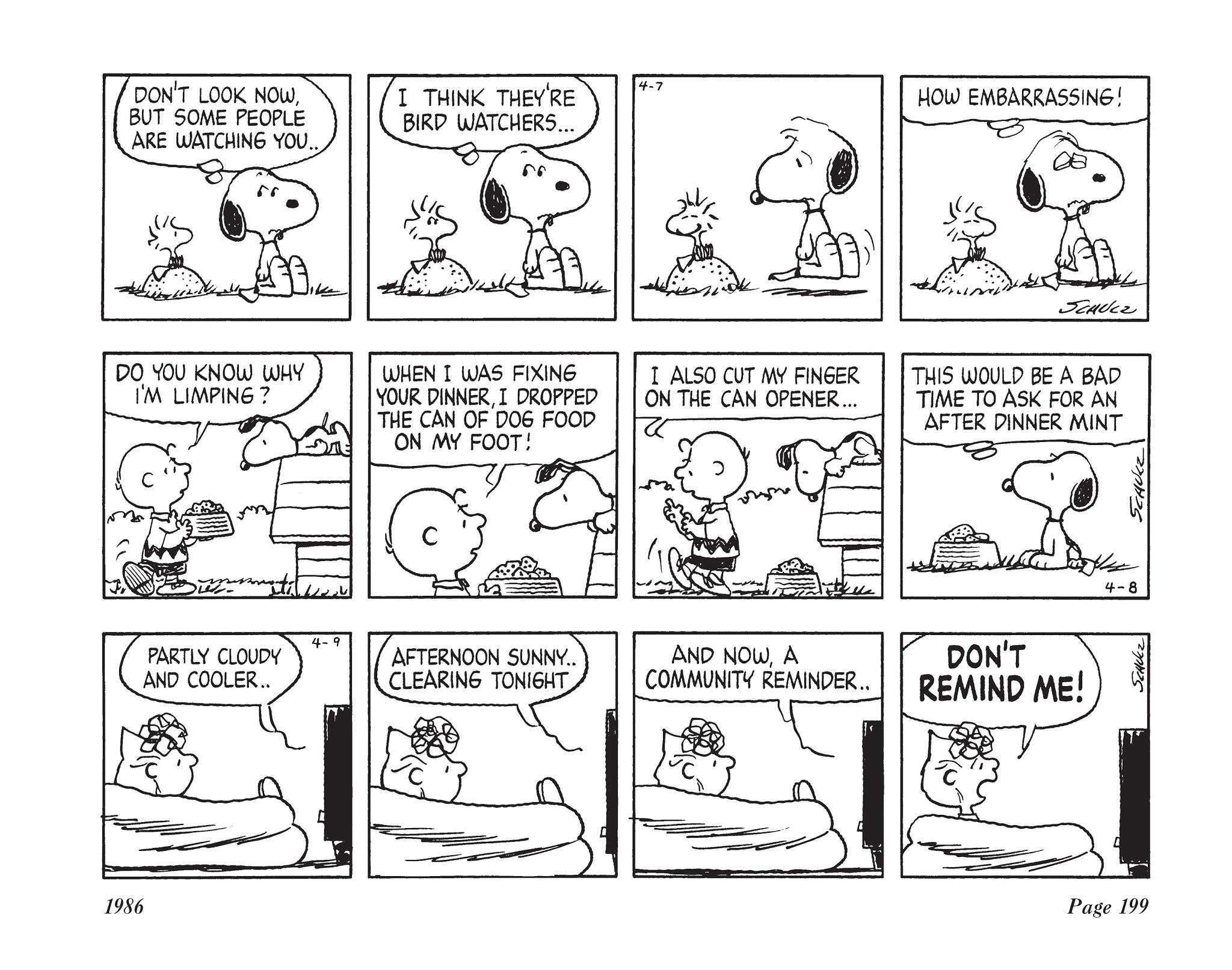 Read online The Complete Peanuts comic -  Issue # TPB 18 - 211