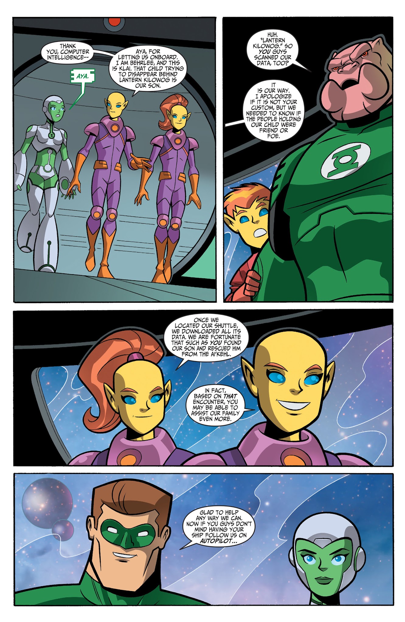 Read online Green Lantern: The Animated Series comic -  Issue #10 - 18