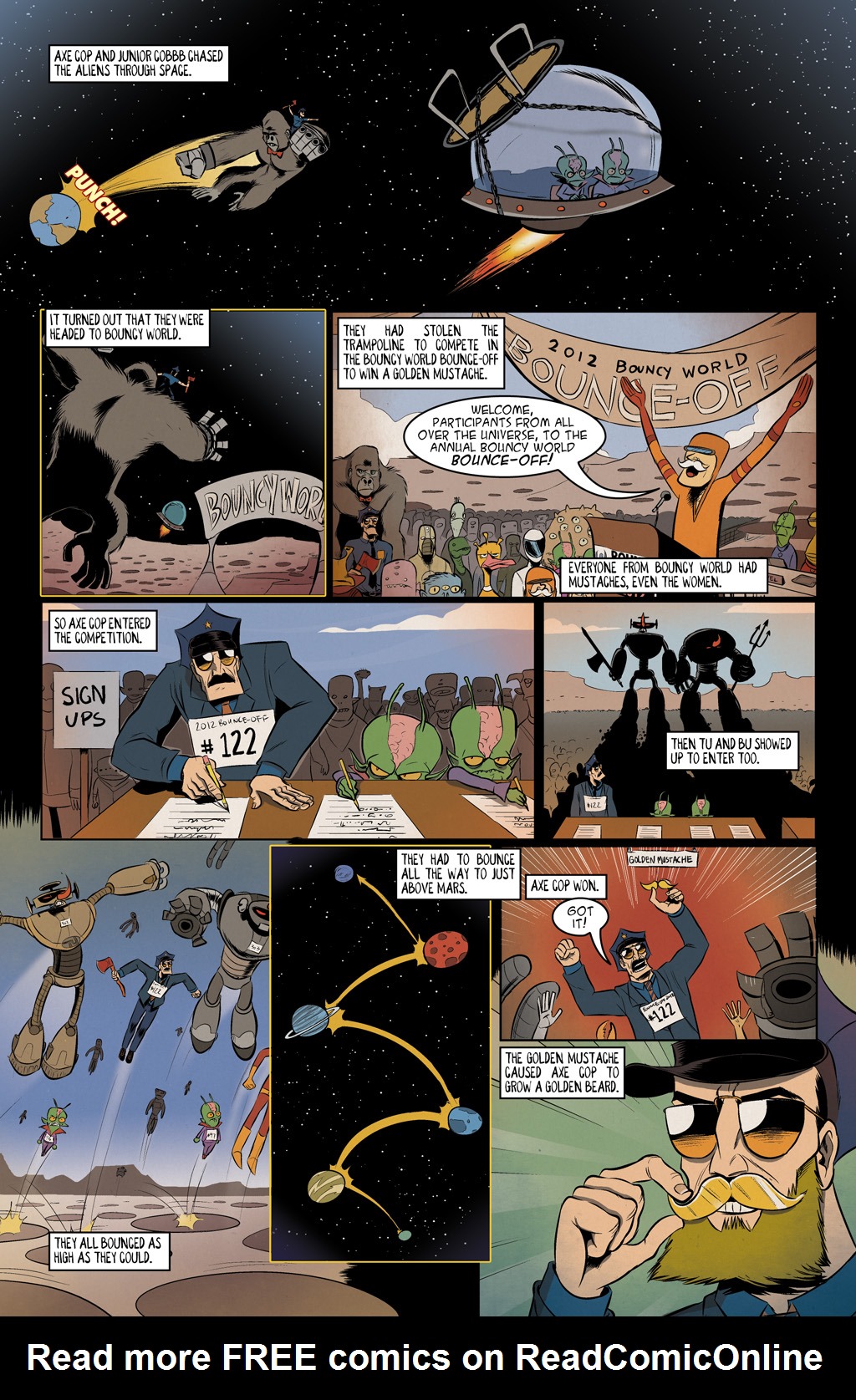 Read online Axe Cop: President of the World comic -  Issue #2 - 21