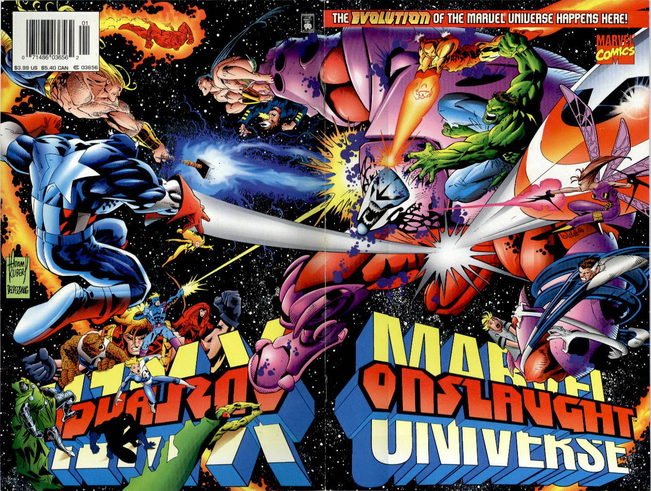 Read online Onslaught: Marvel Universe comic -  Issue # Full - 1