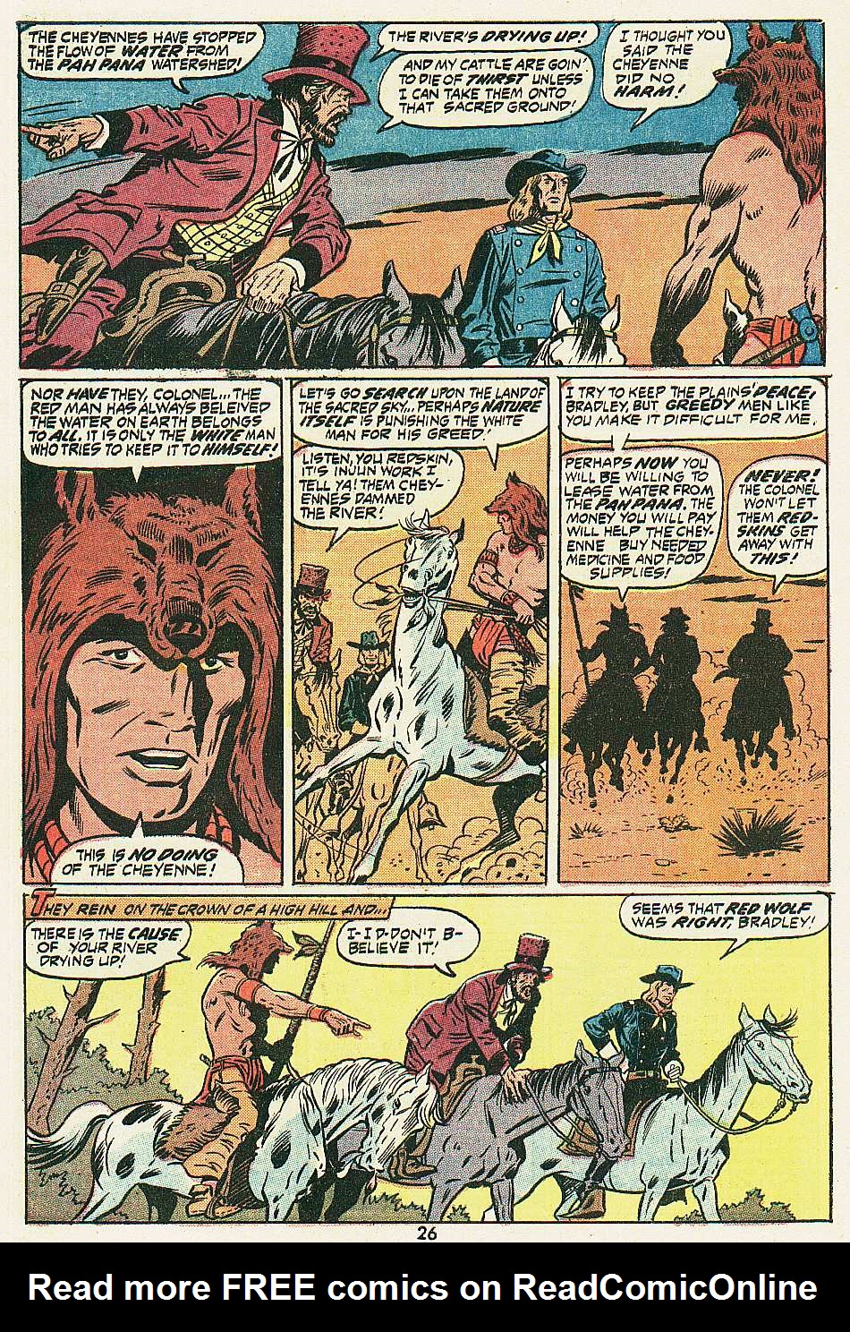 Read online Red Wolf (1972) comic -  Issue #5 - 17