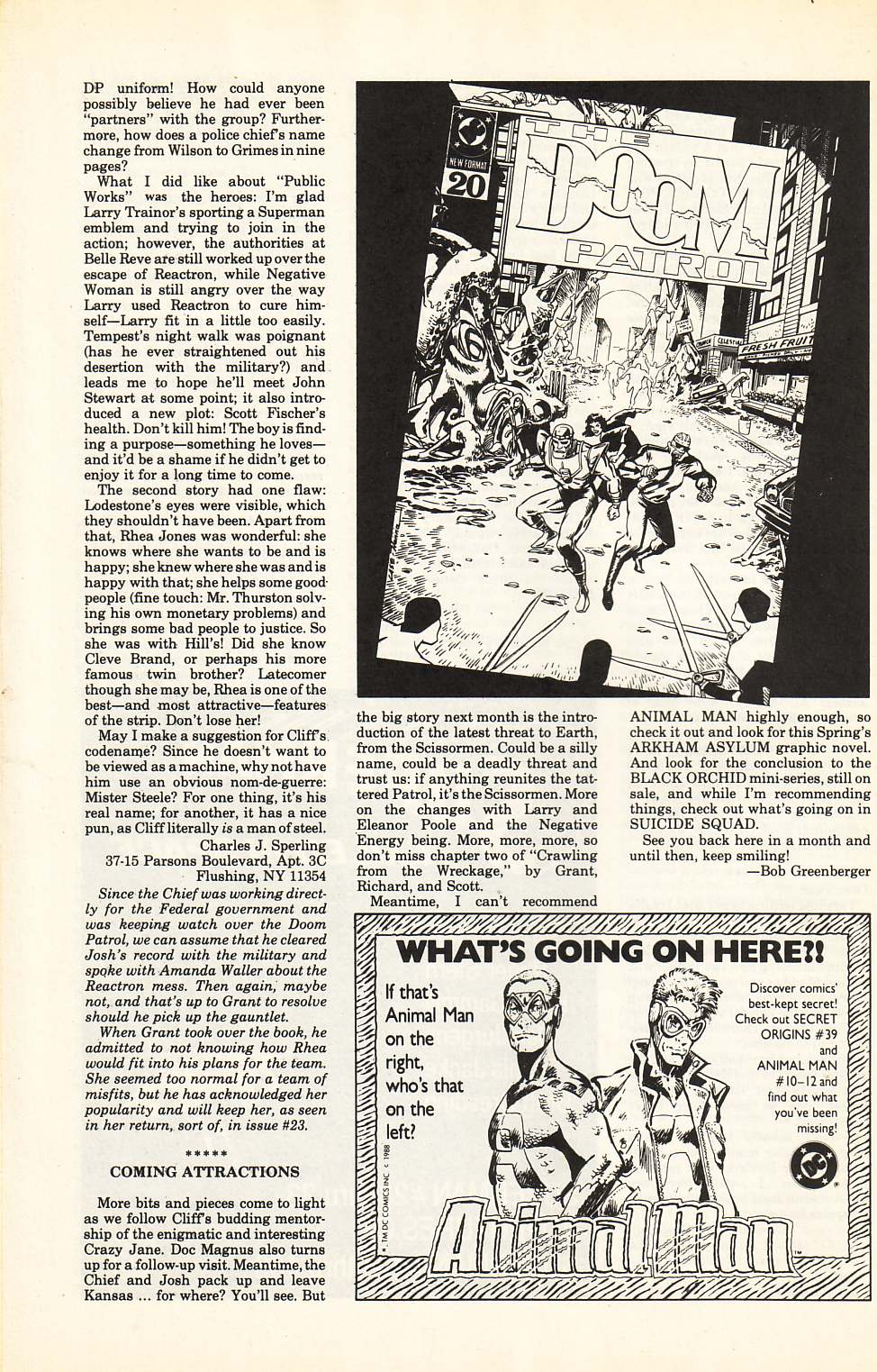 Read online Doom Patrol (1987) comic -  Issue #19 - 27