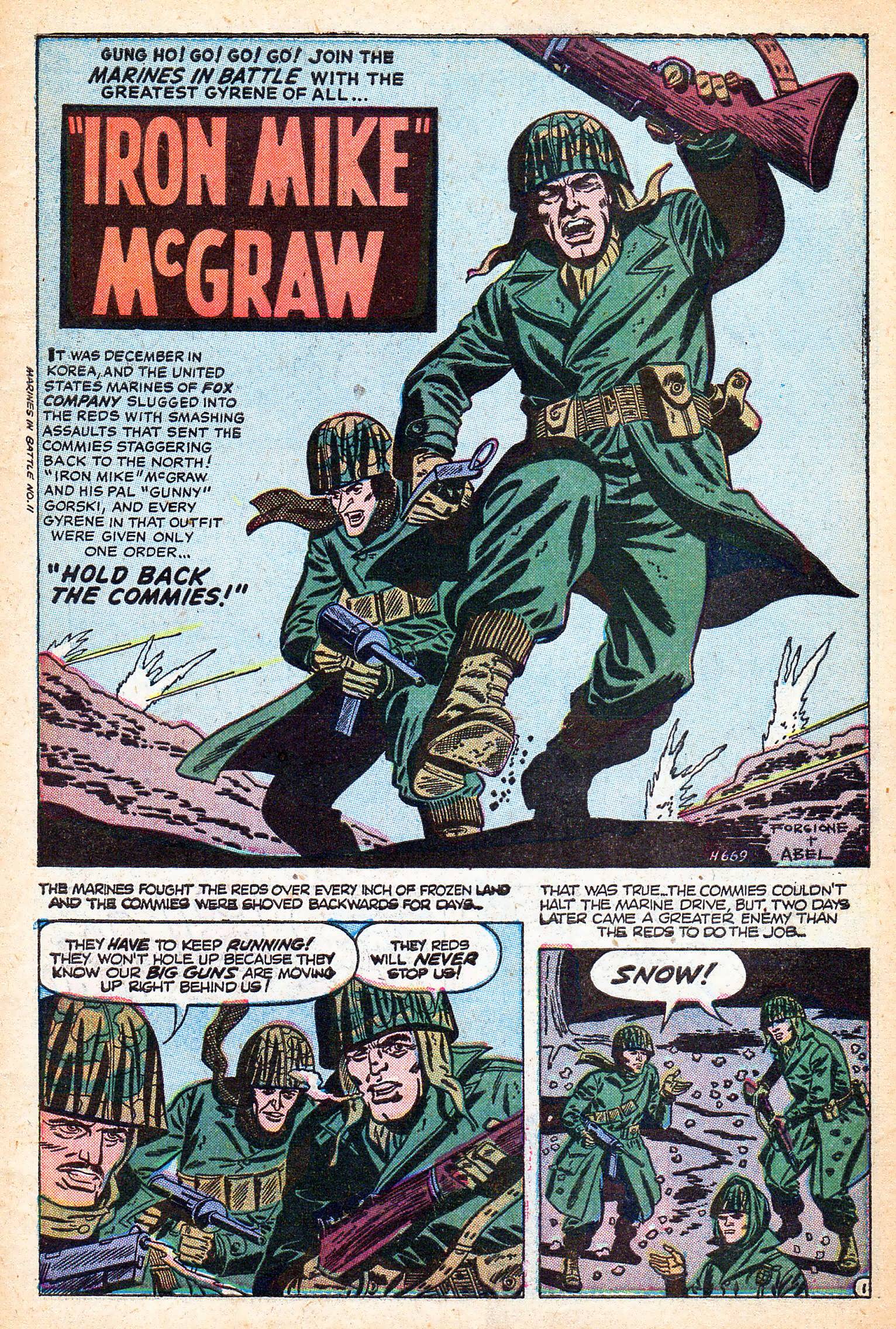 Read online Marines in Battle comic -  Issue #11 - 3