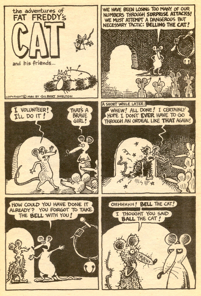 Read online Adventures of Fat Freddy's Cat comic -  Issue #5 - 47