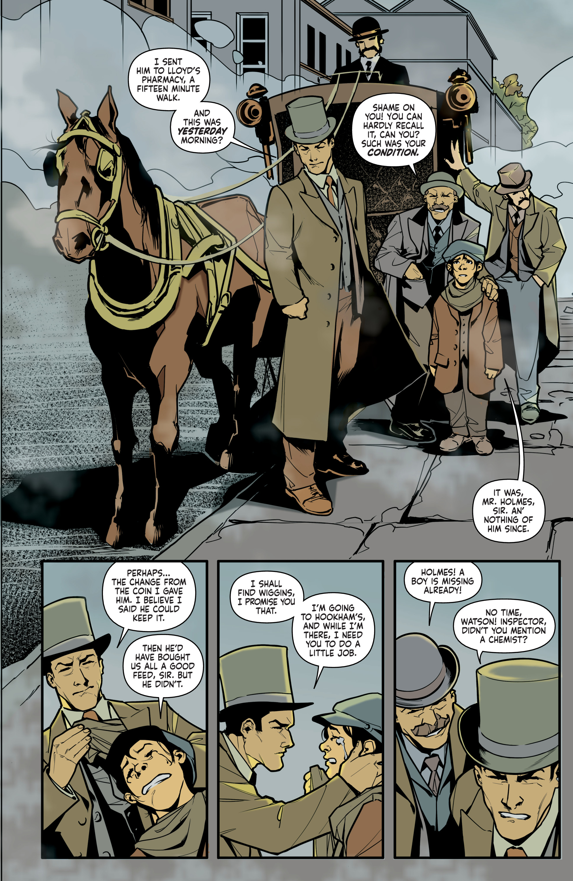 Read online Sherlock Holmes: The Vanishing Man comic -  Issue # _TPB 1 - 57