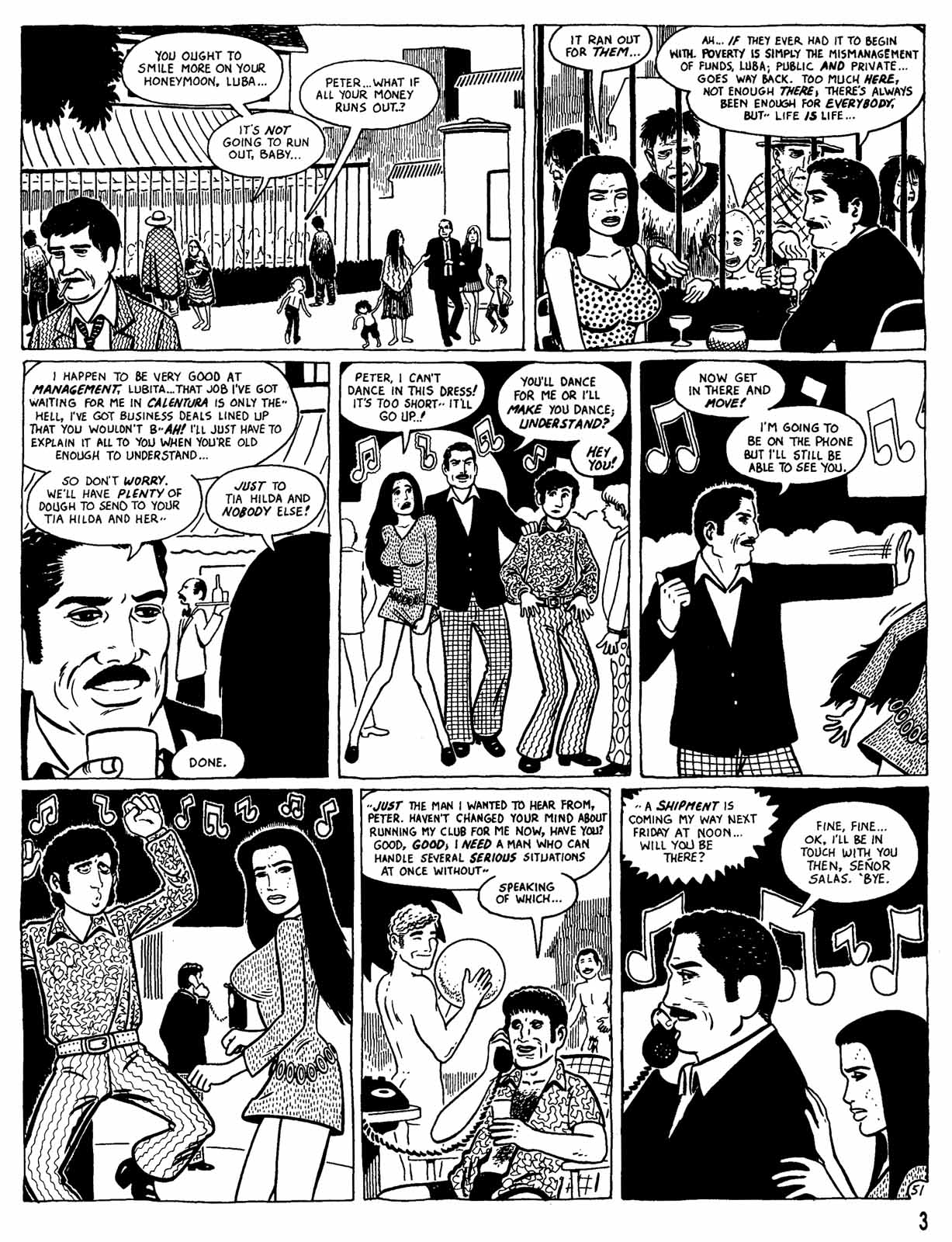 Read online Love and Rockets (1982) comic -  Issue #32 - 5