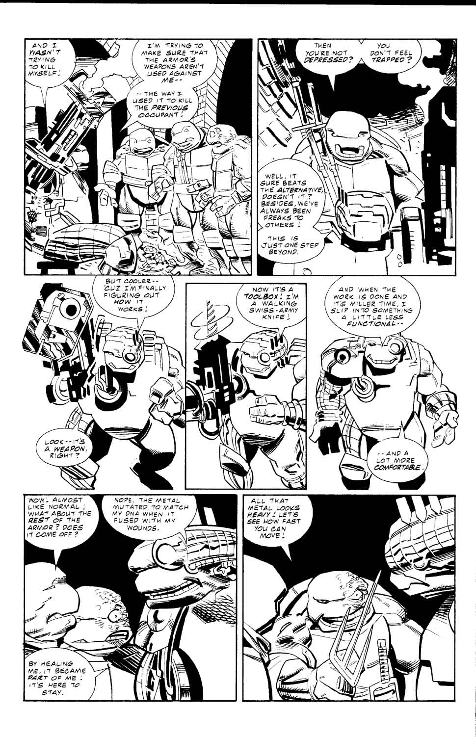 Read online Teenage Mutant Ninja Turtles (1996) comic -  Issue #6 - 7