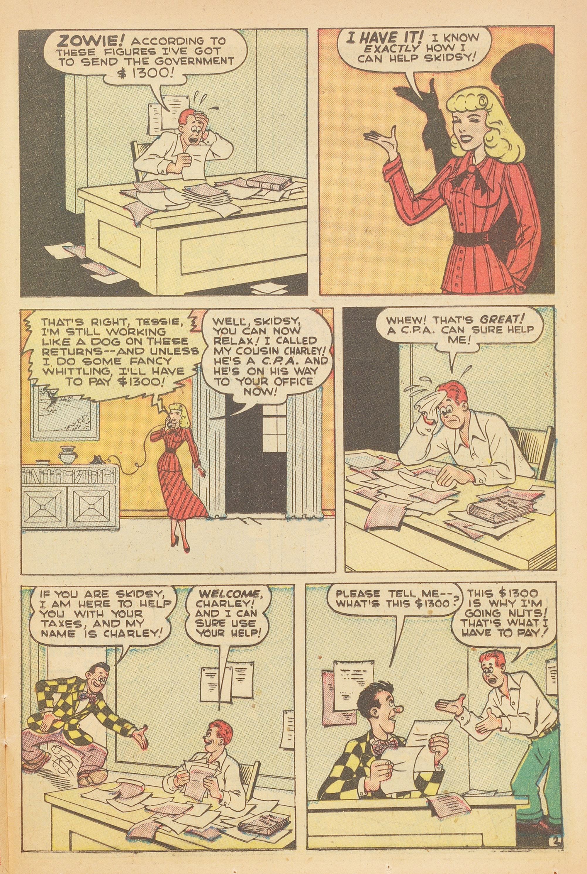 Read online Hedy Of Hollywood Comics comic -  Issue #36 - 37