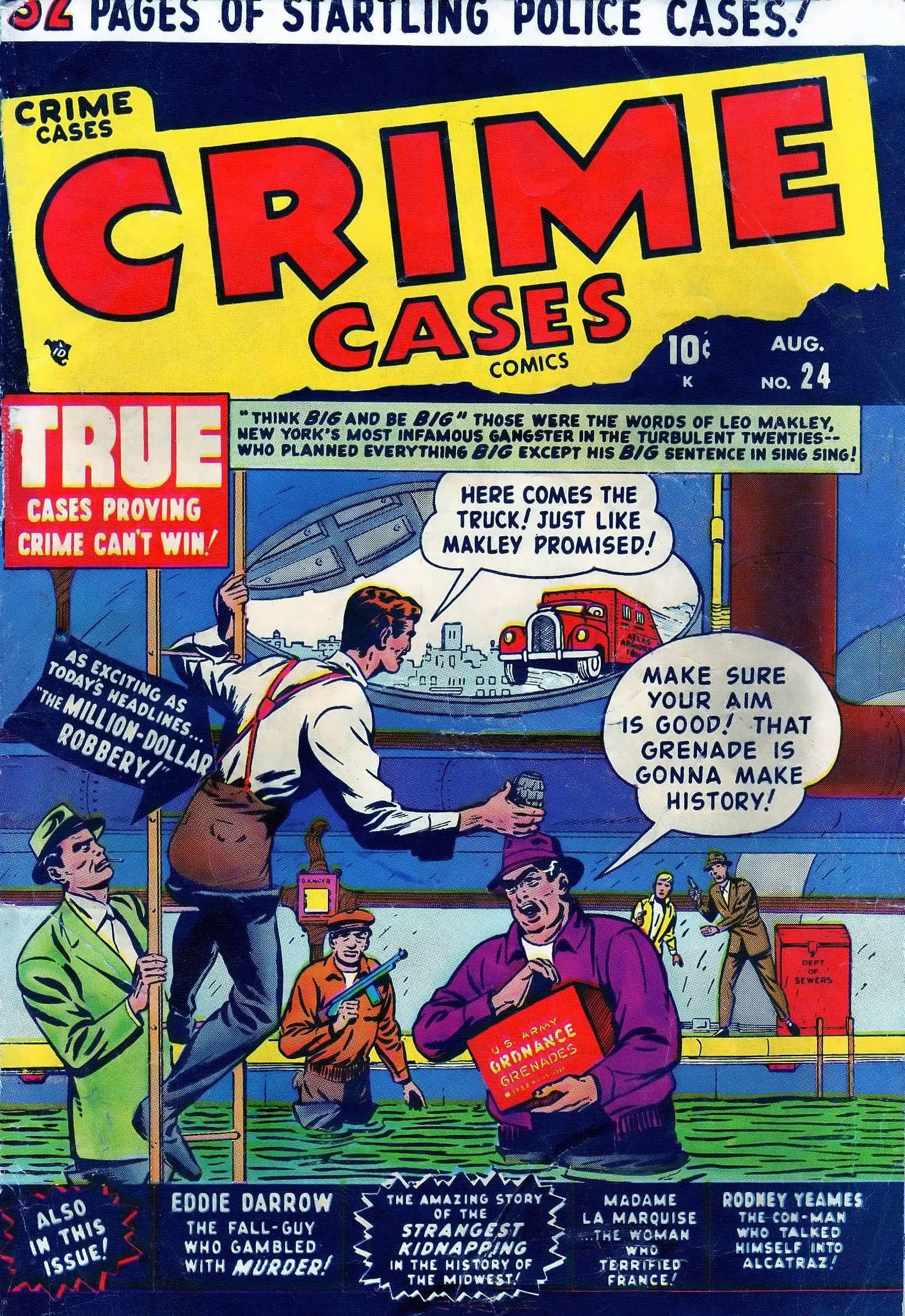 Read online Crime Cases Comics (1950) comic -  Issue #24 - 1