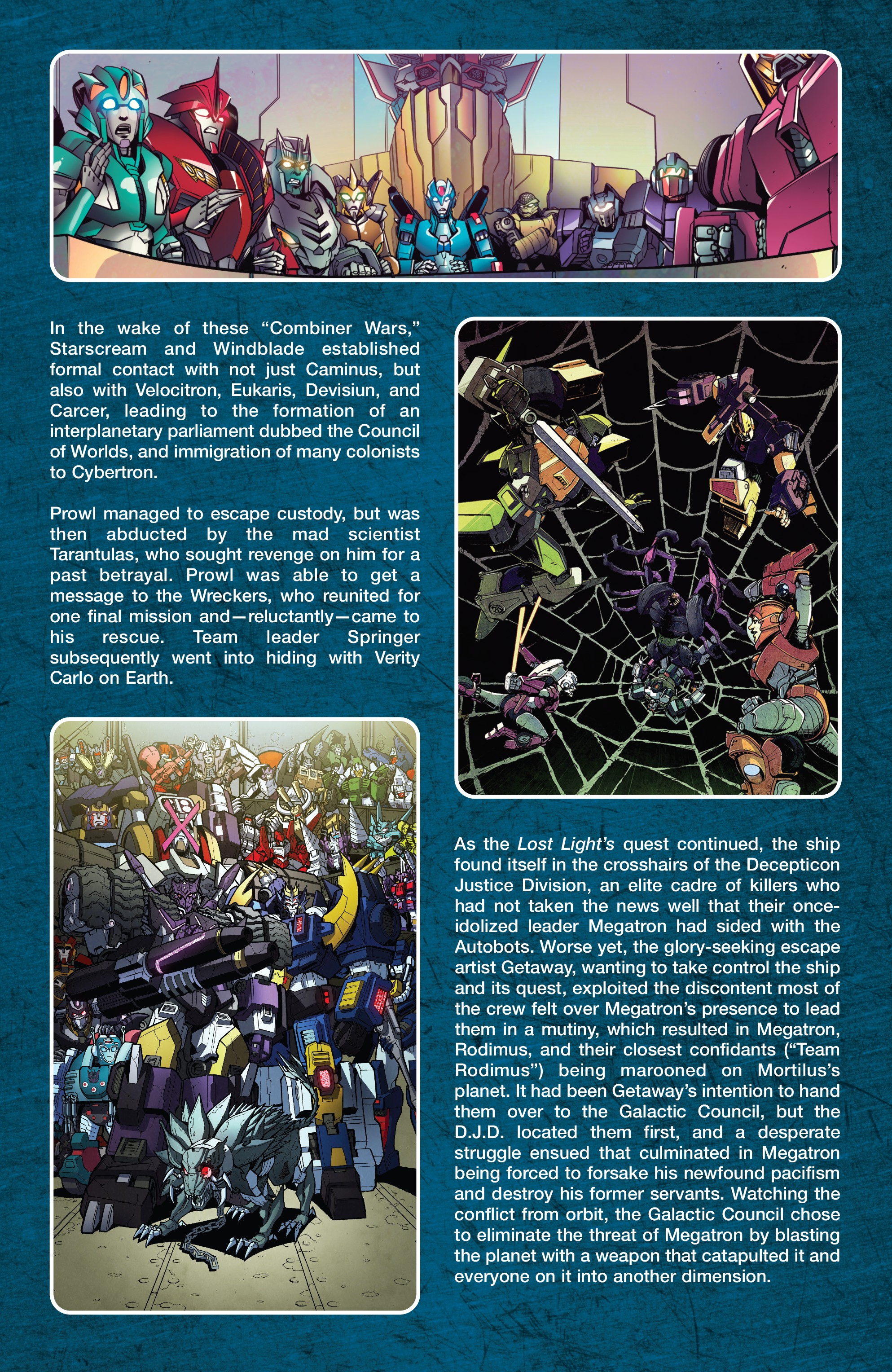 Read online Transformers: Historia comic -  Issue # Full - 33