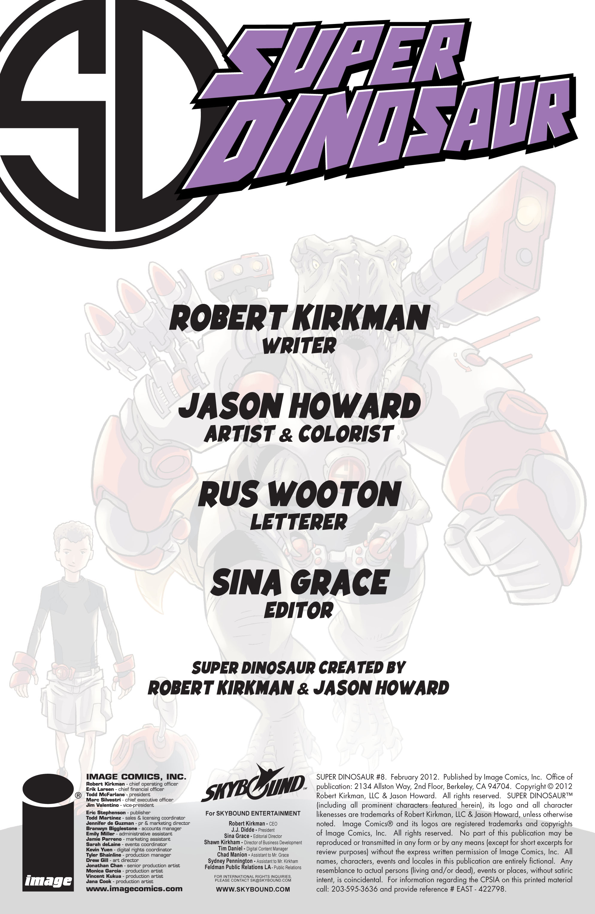 Read online Super Dinosaur (2011) comic -  Issue #8 - 2