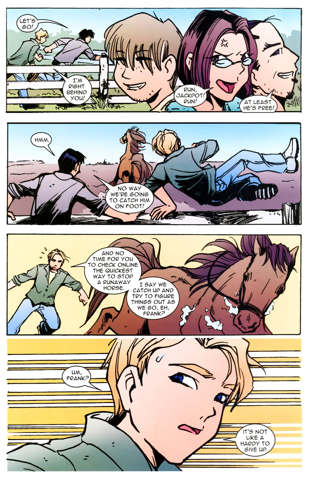 Read online The Hardy Boys comic -  Issue #1 - 7