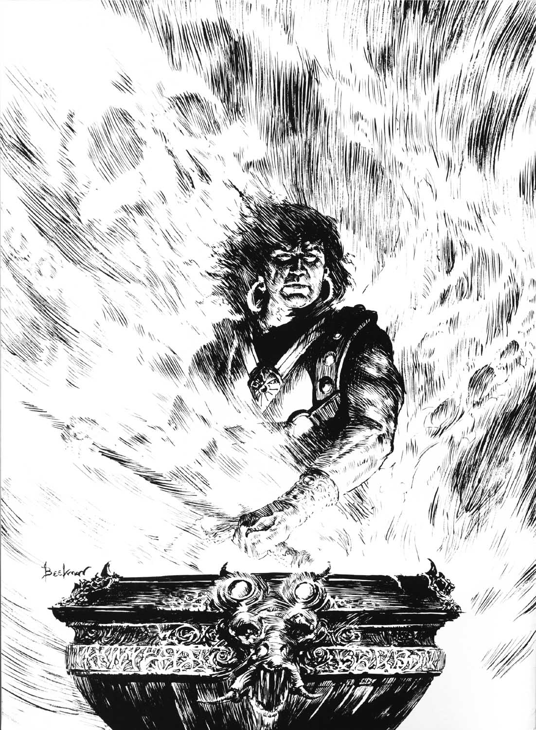 Read online The Savage Sword Of Conan comic -  Issue #161 - 2