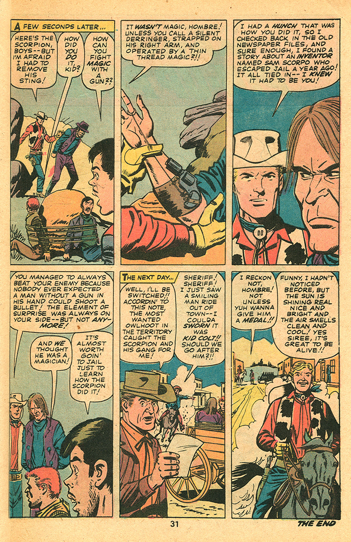 Read online Kid Colt Outlaw comic -  Issue #193 - 33