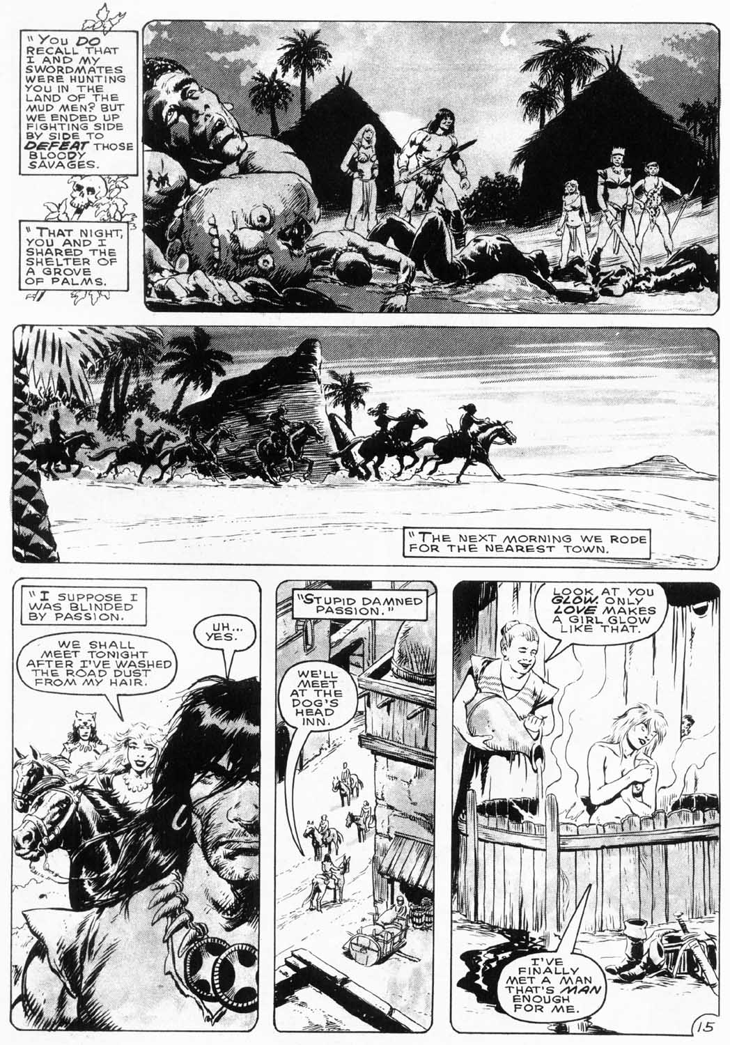 Read online The Savage Sword Of Conan comic -  Issue #154 - 18