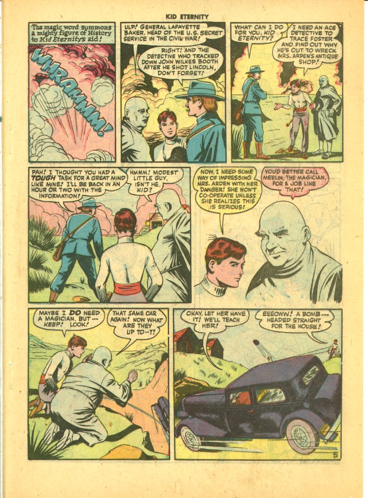 Read online Kid Eternity (1946) comic -  Issue #4 - 19