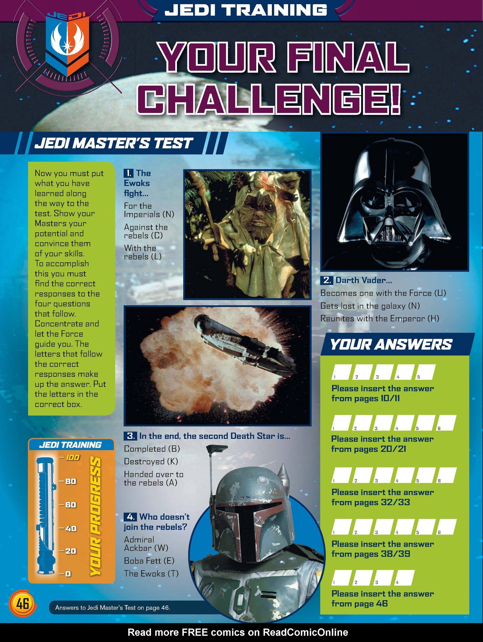 Read online Star Wars Jedi Master Magazine comic -  Issue #6 - 46