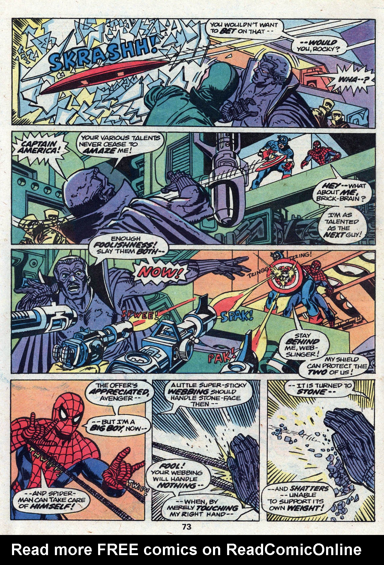 Read online Marvel Treasury Edition comic -  Issue #22 - 72