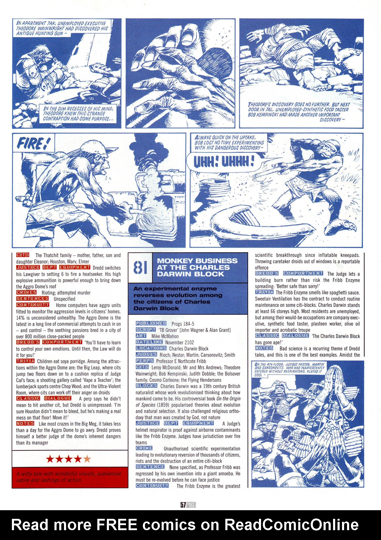 Read online Judge Dredd Megazine (Vol. 5) comic -  Issue #231 - 56