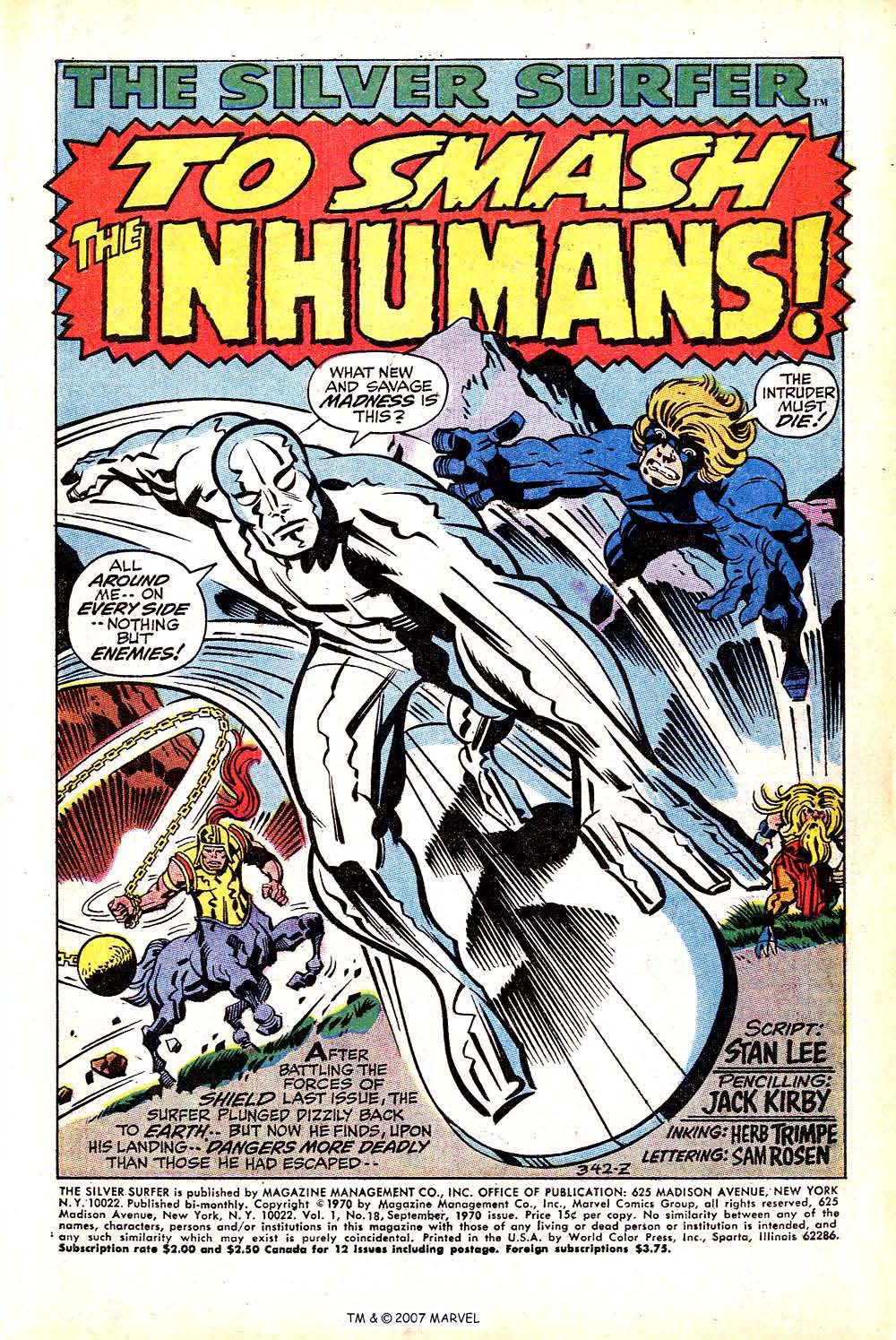 Read online Silver Surfer (1968) comic -  Issue #18 - 3