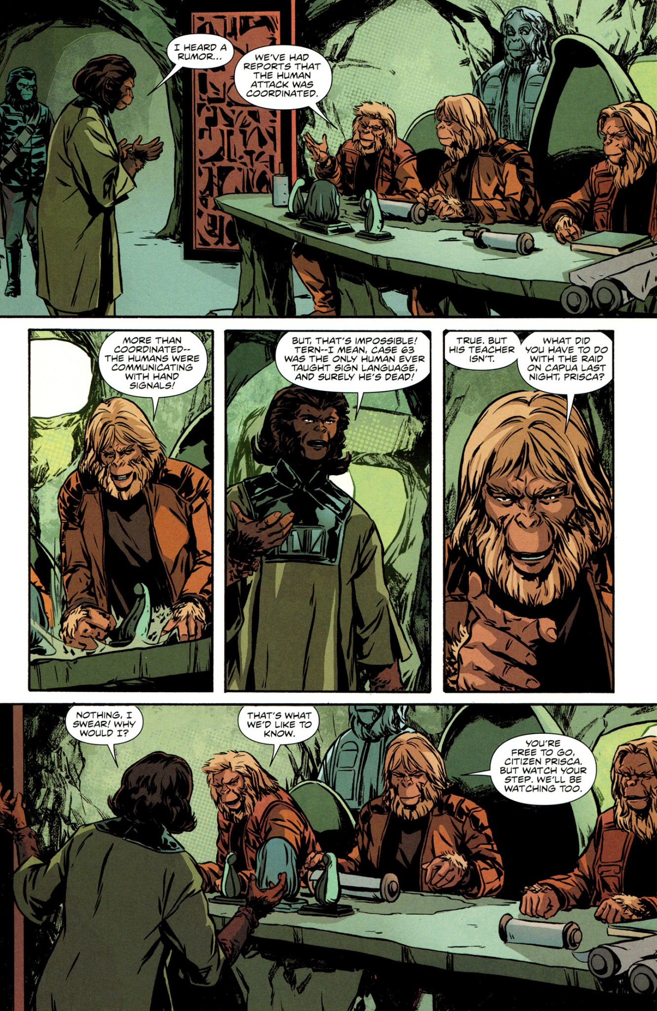 Read online Exile on the Planet of the Apes comic -  Issue #1 - 8