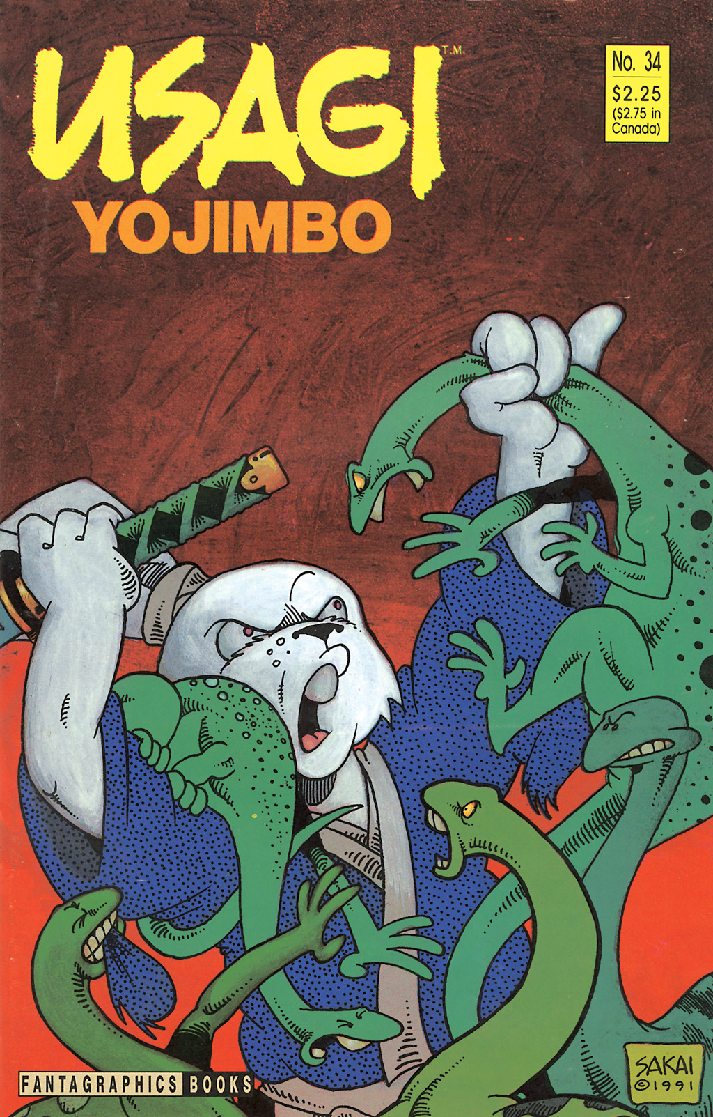Read online Usagi Yojimbo (1987) comic -  Issue #34 - 1