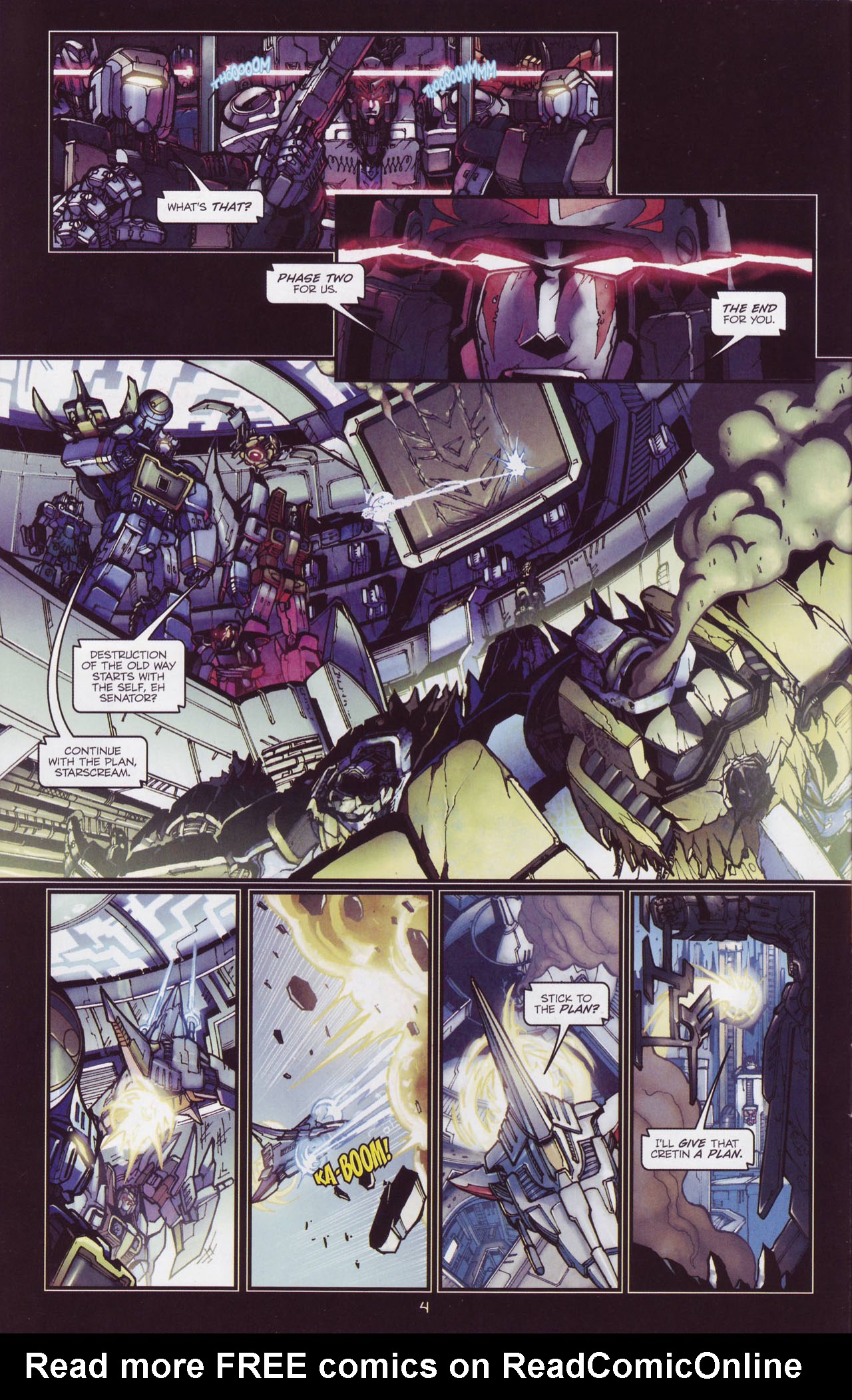 Read online The Transformers Megatron Origin comic -  Issue #4 - 7