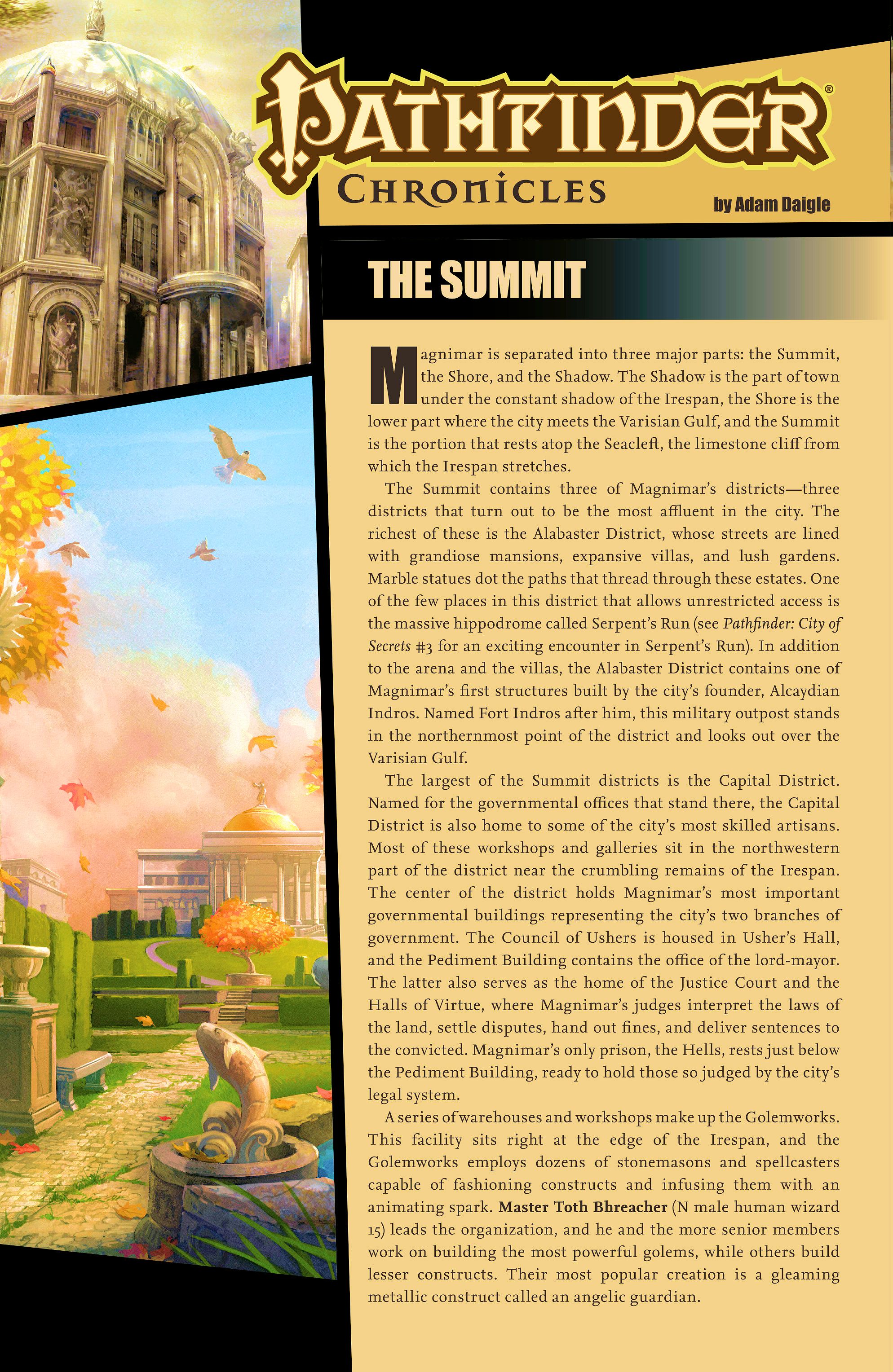 Read online Pathfinder: City of Secrets comic -  Issue #6 - 32