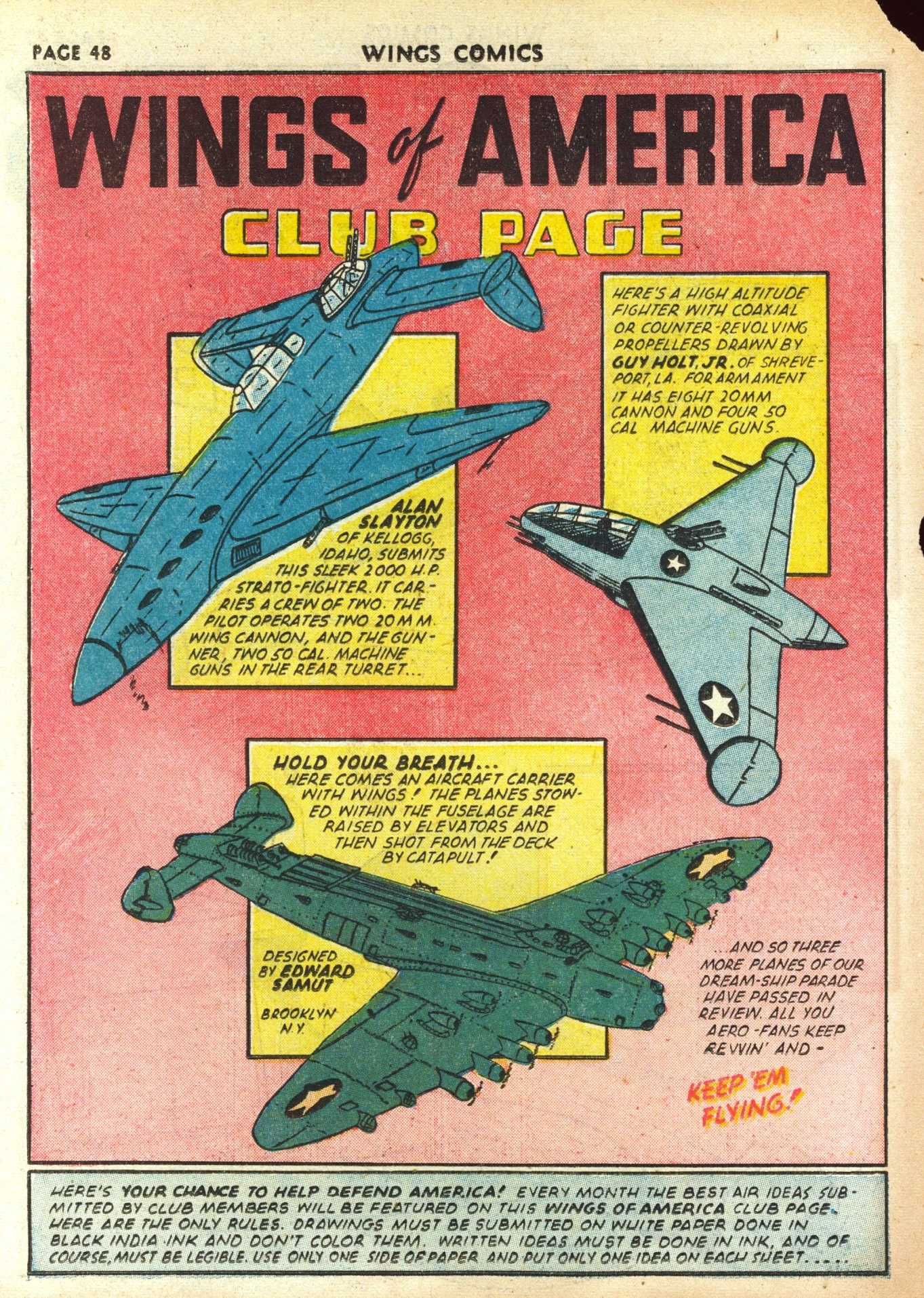 Read online Wings Comics comic -  Issue #30 - 50