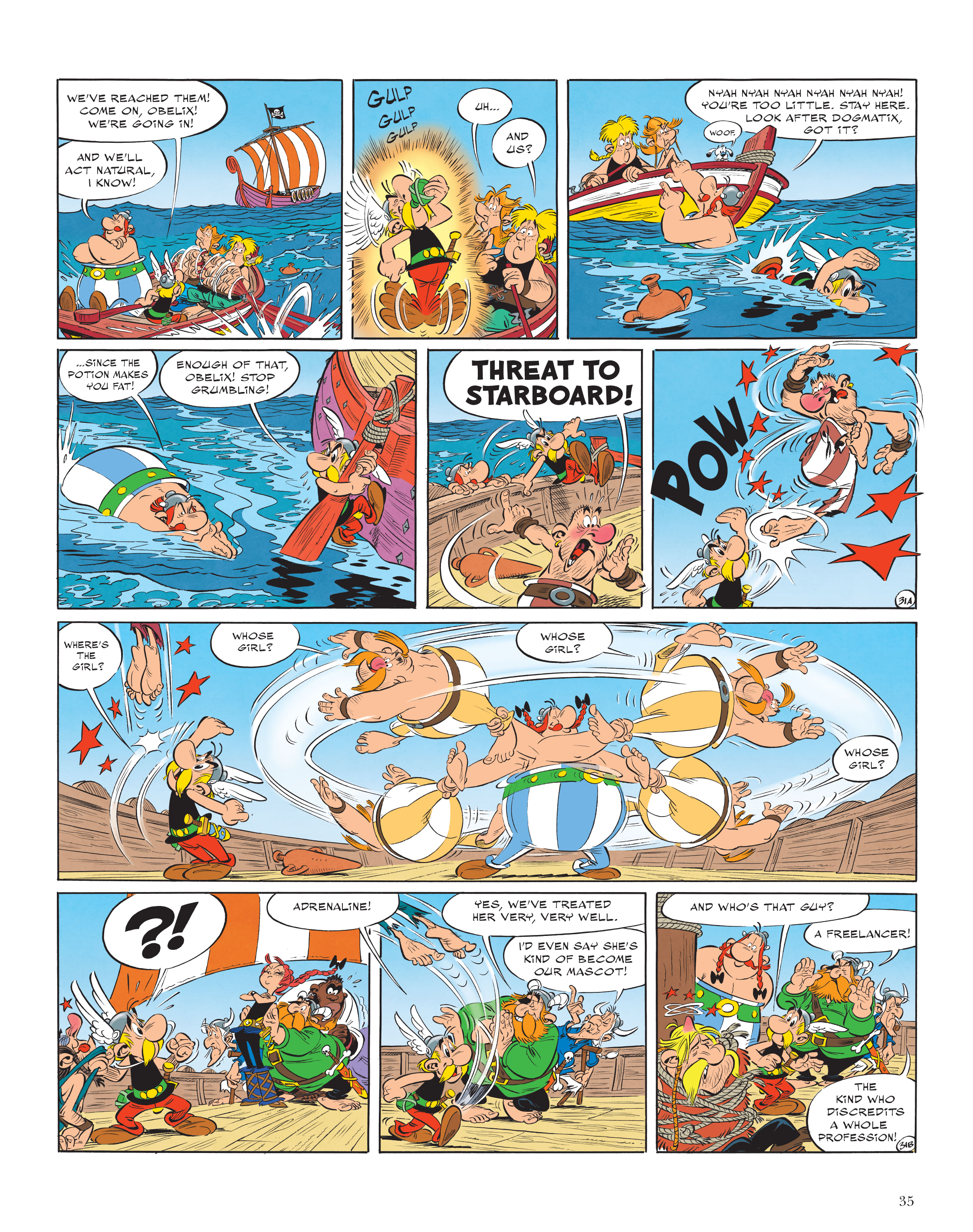 Read online Asterix comic -  Issue #38 - 36