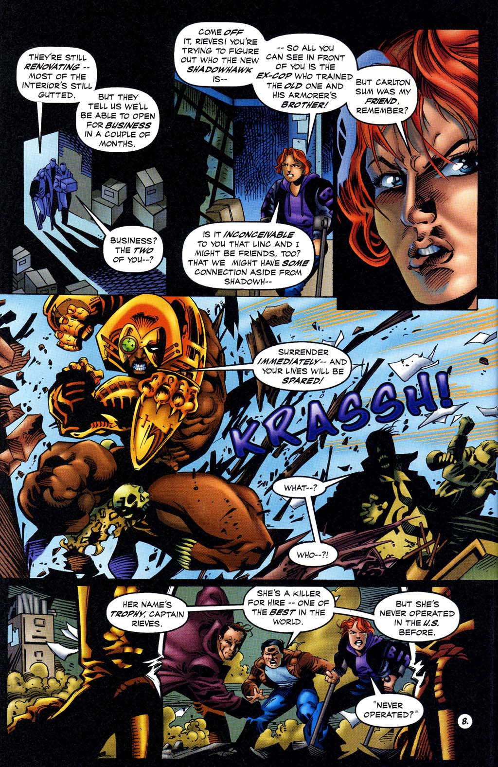 Read online The New Shadowhawk comic -  Issue #3 - 10