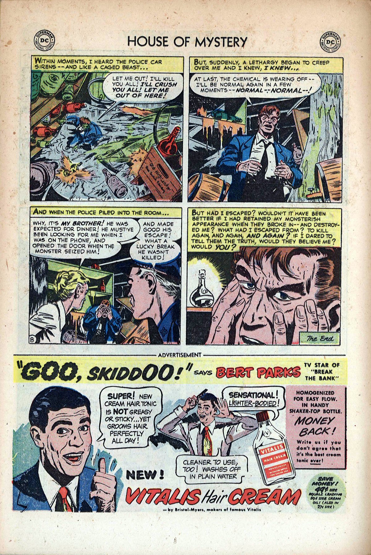 Read online House of Mystery (1951) comic -  Issue #1 - 21