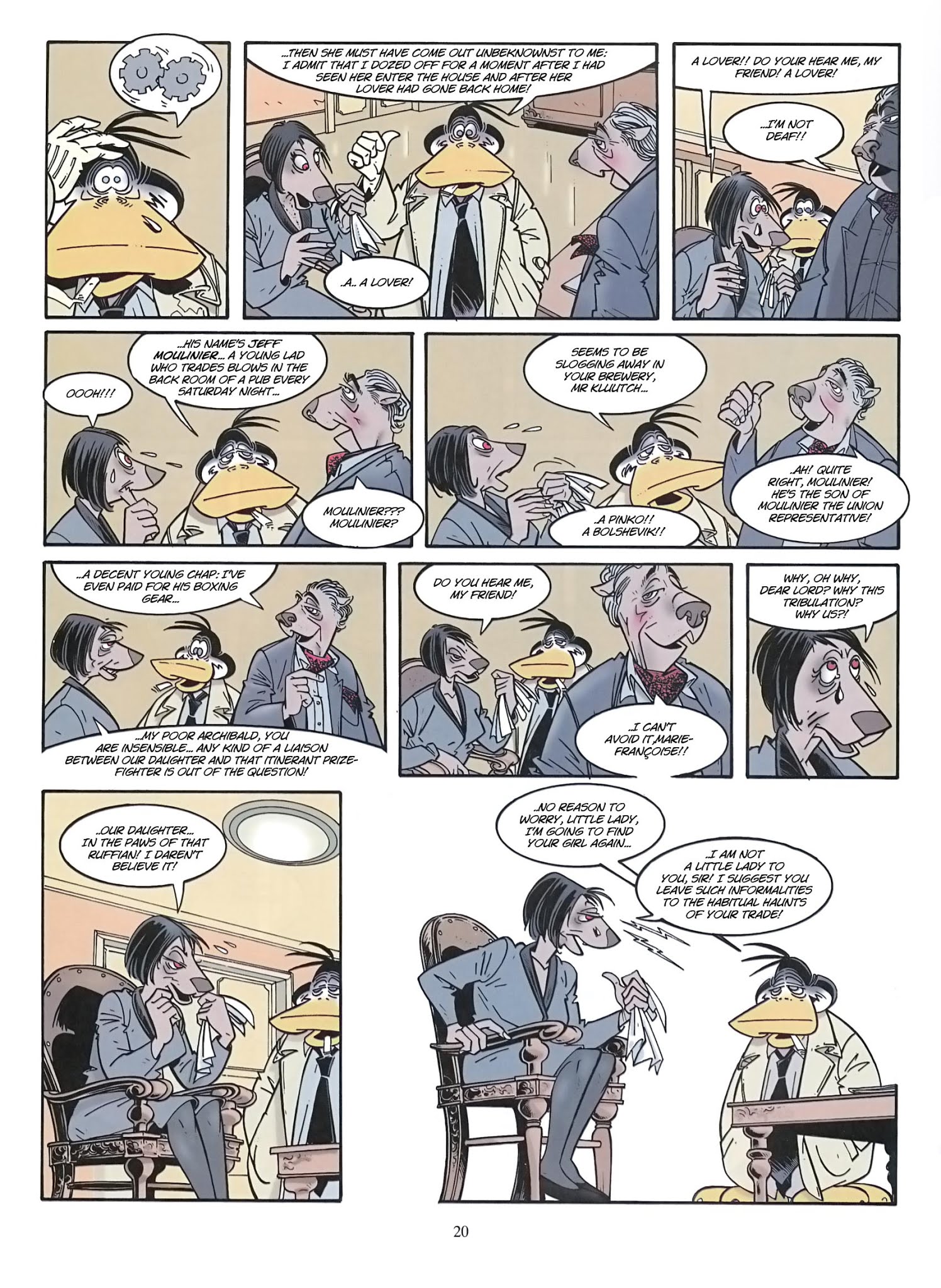Read online Une enquête de l'inspecteur Canardo comic -  Issue #9 - 21