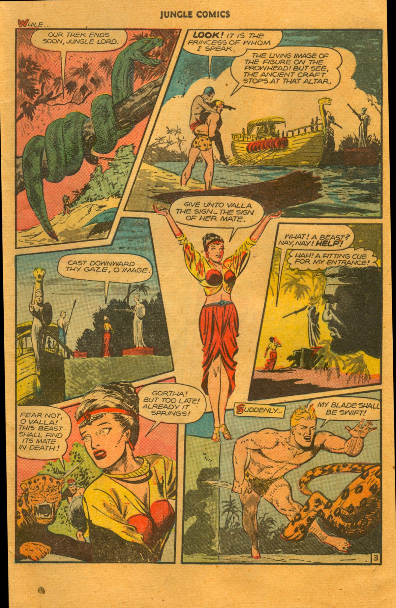Read online Jungle Comics comic -  Issue #88 - 6