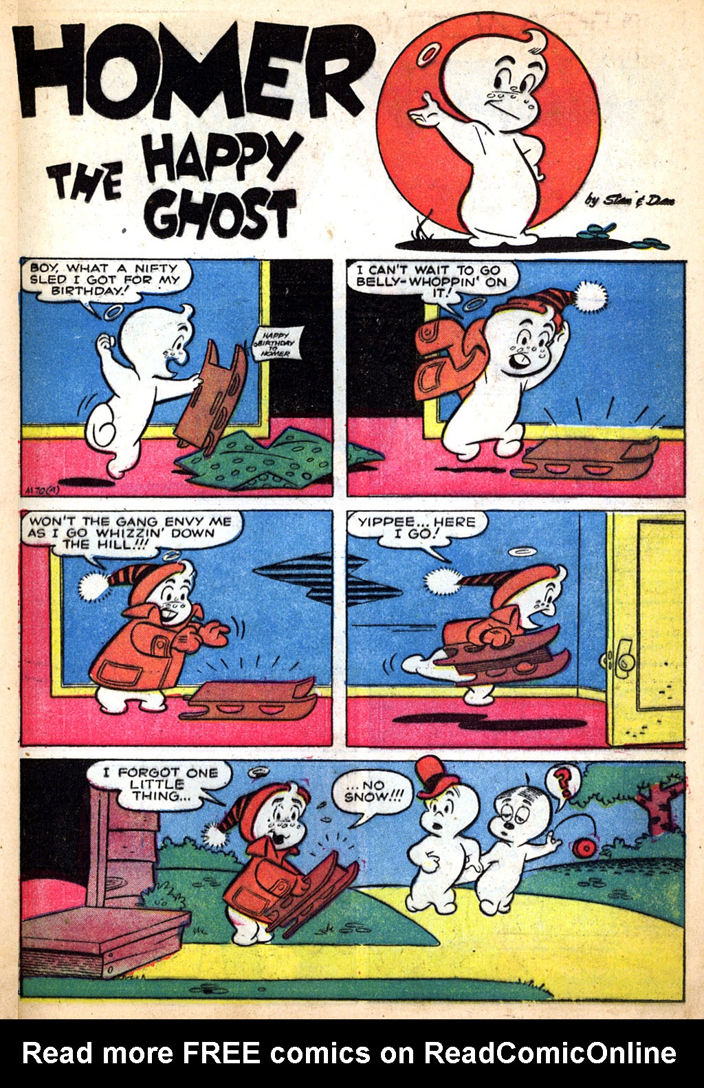 Read online Homer, the Happy Ghost comic -  Issue #15 - 13